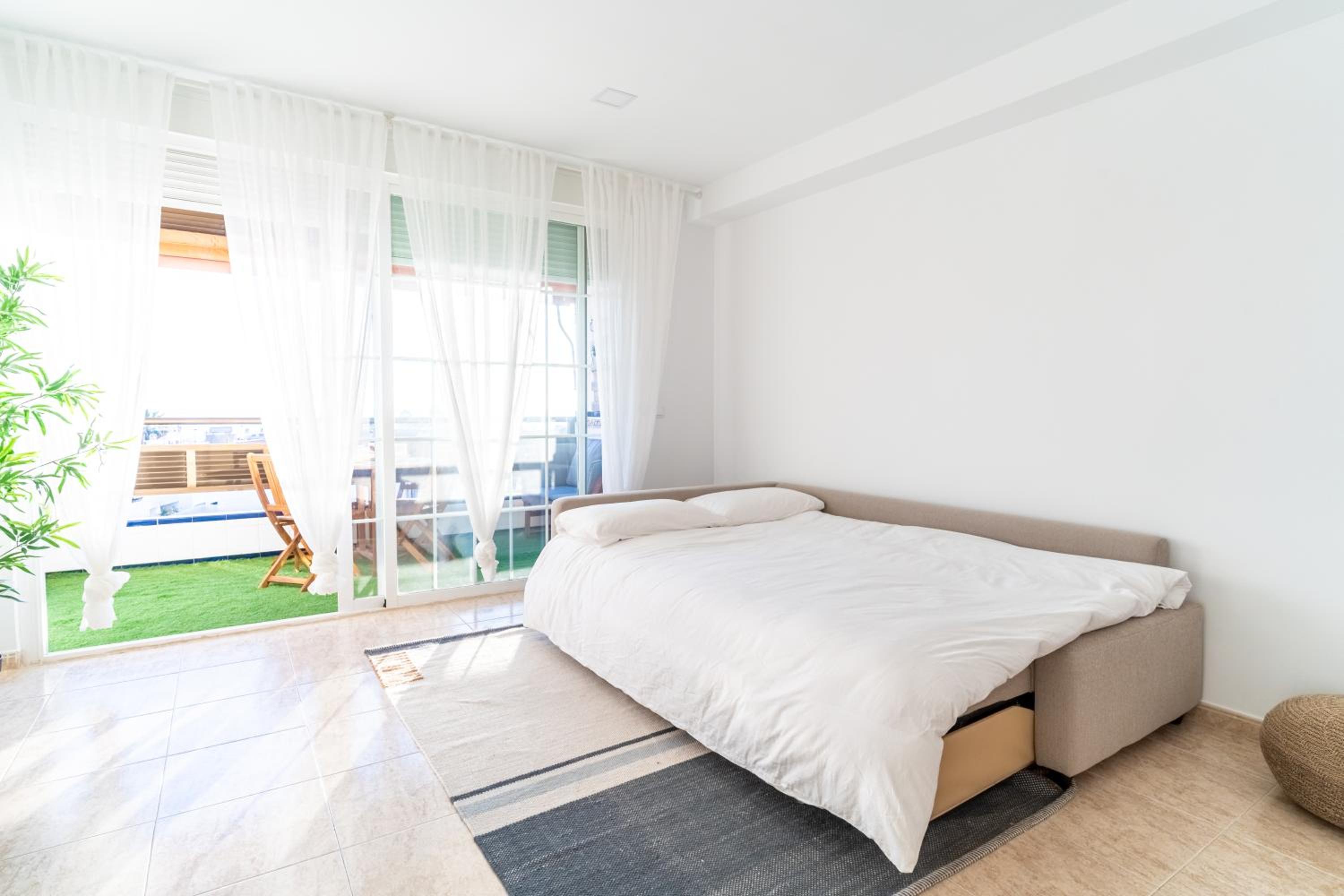 Apartamento con vista al mar