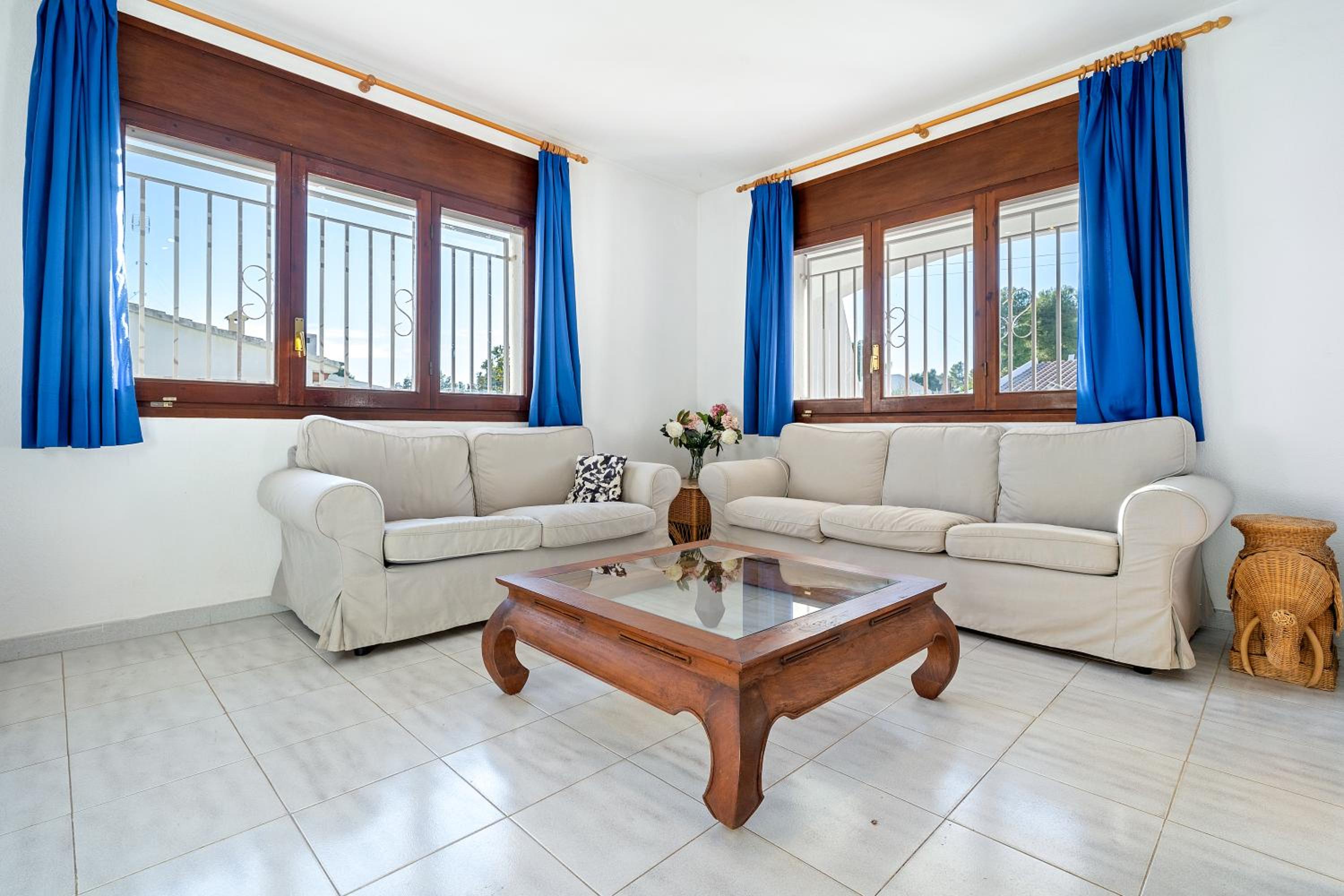 Villa con vistas al jardín