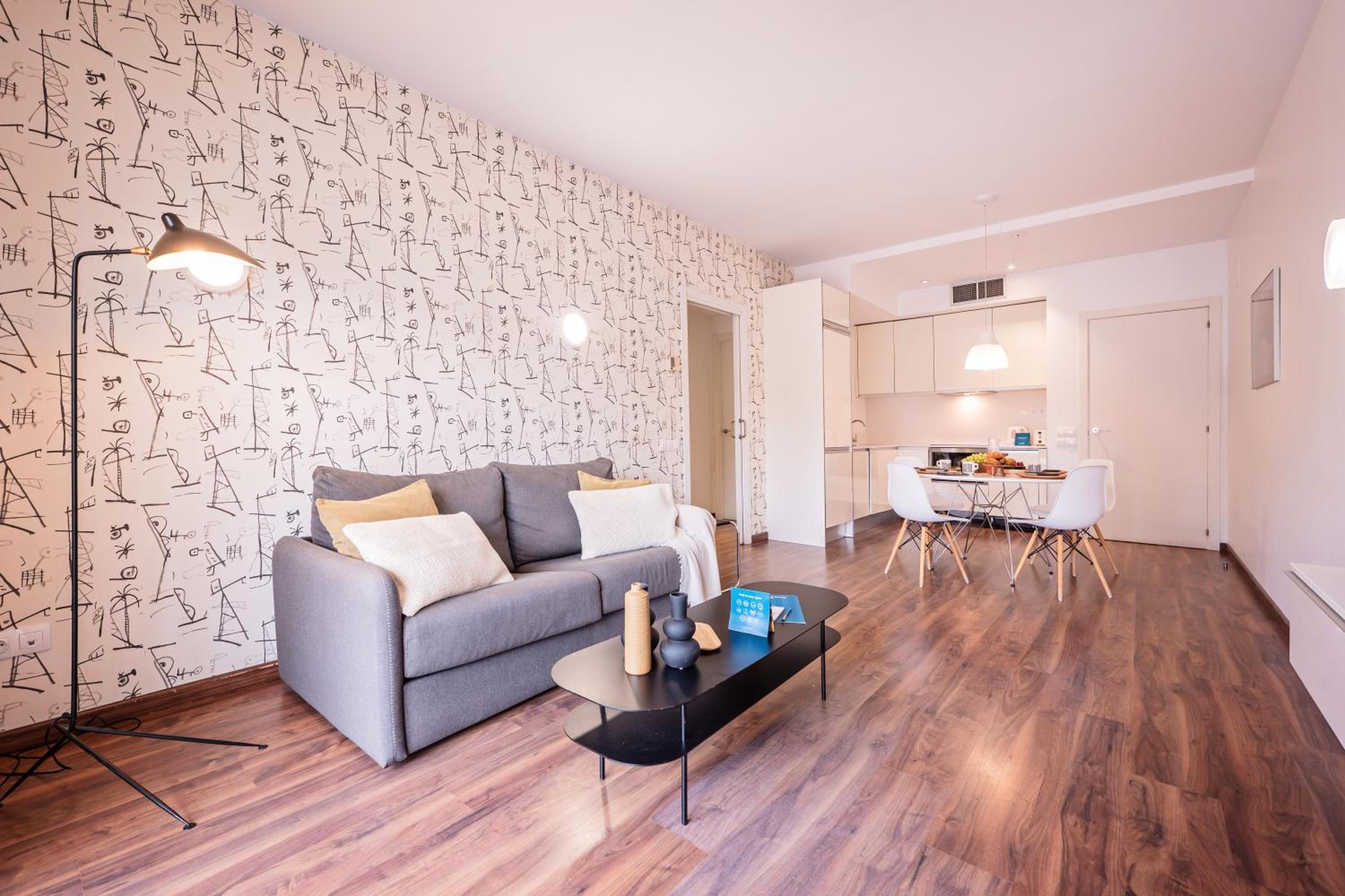 Apartamento de dos habitaciones