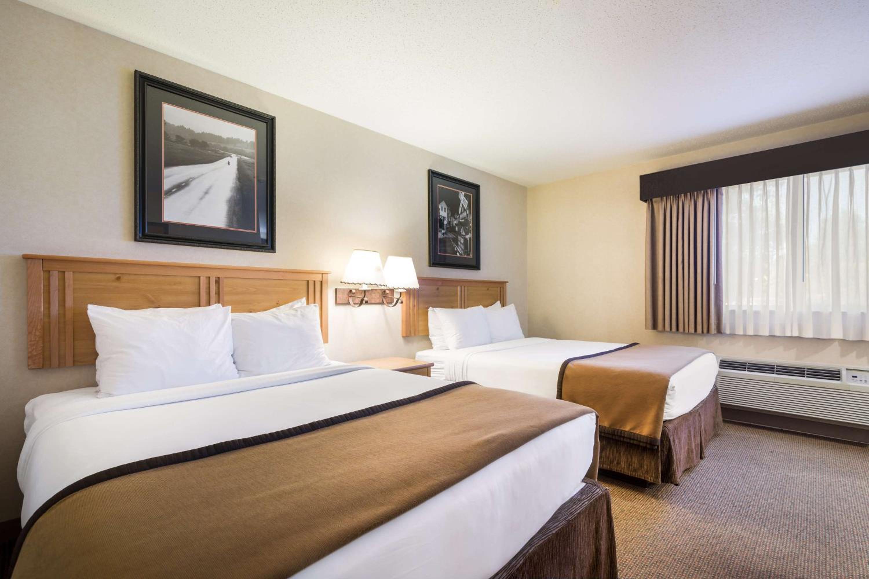 Queen Suite with Two Queen Beds and Sofa Bed - Roll-In Shower/Disability Access