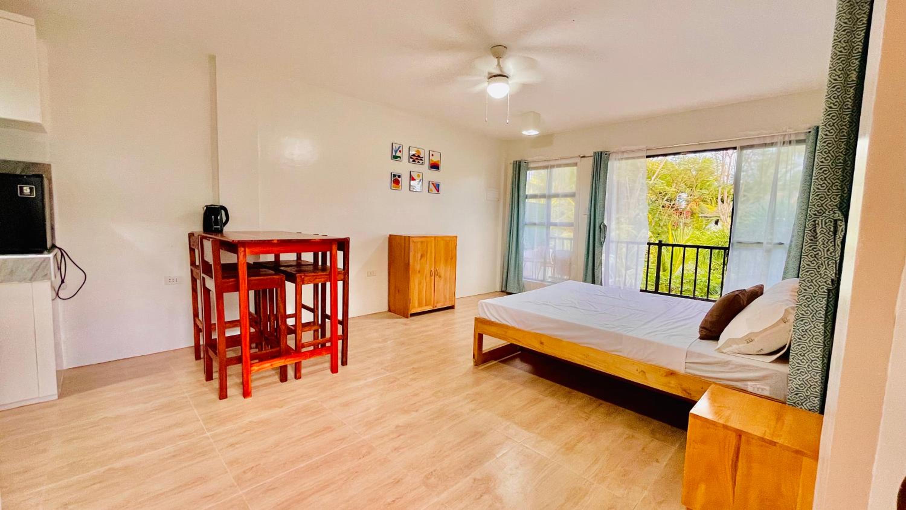 Studio with Balcony
