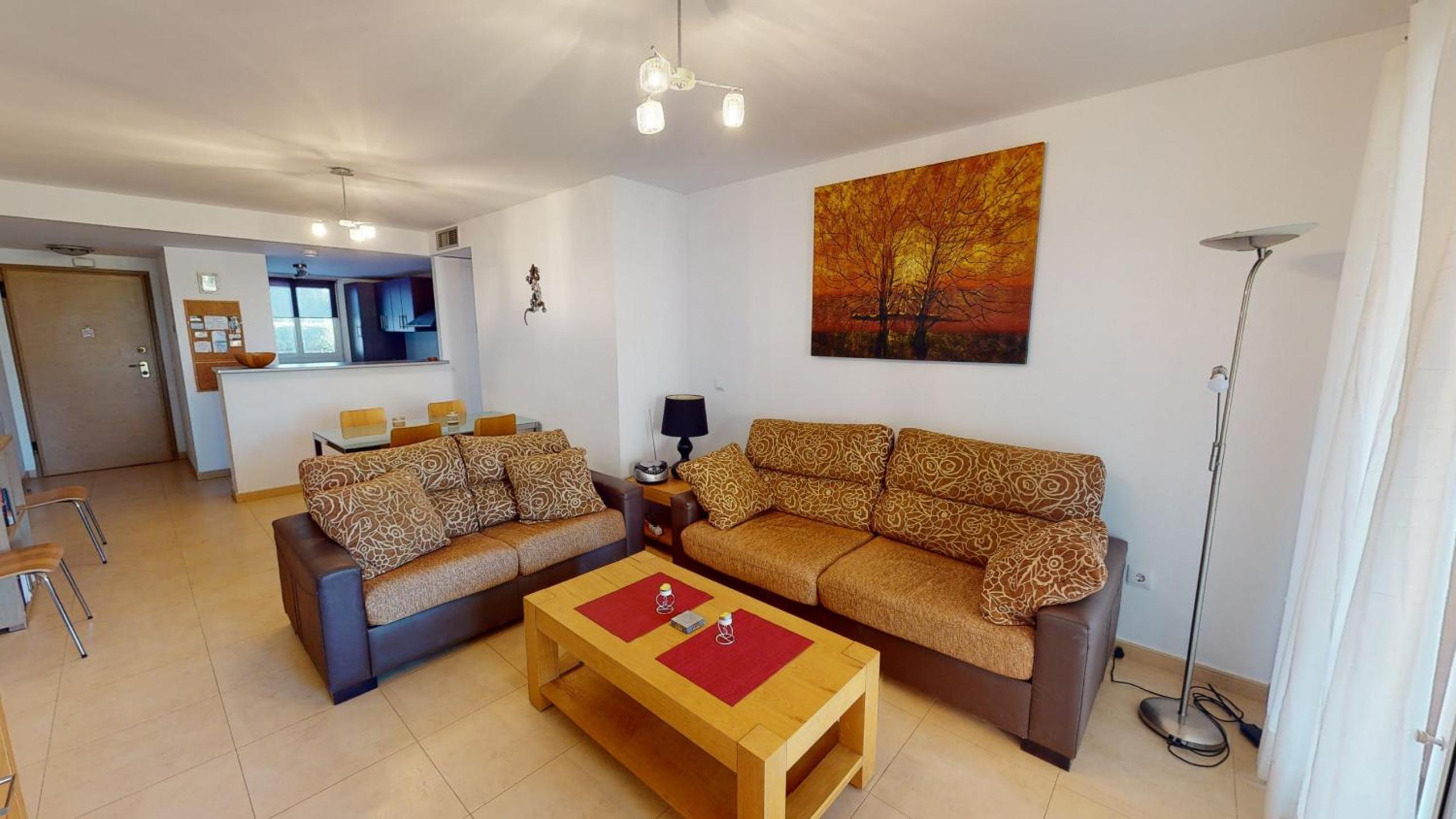 Apartamento de dos habitaciones