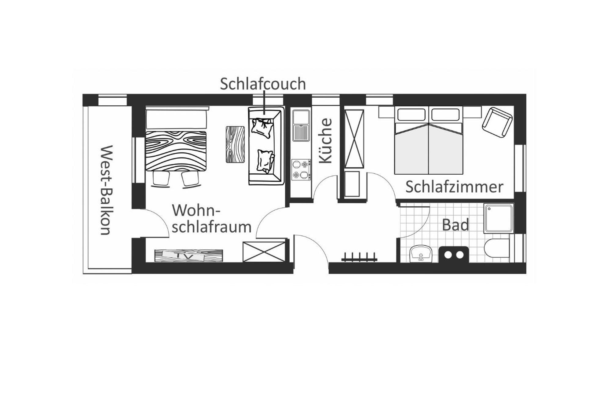 Superior One-Bedroom Apartment with Balcony photo 3