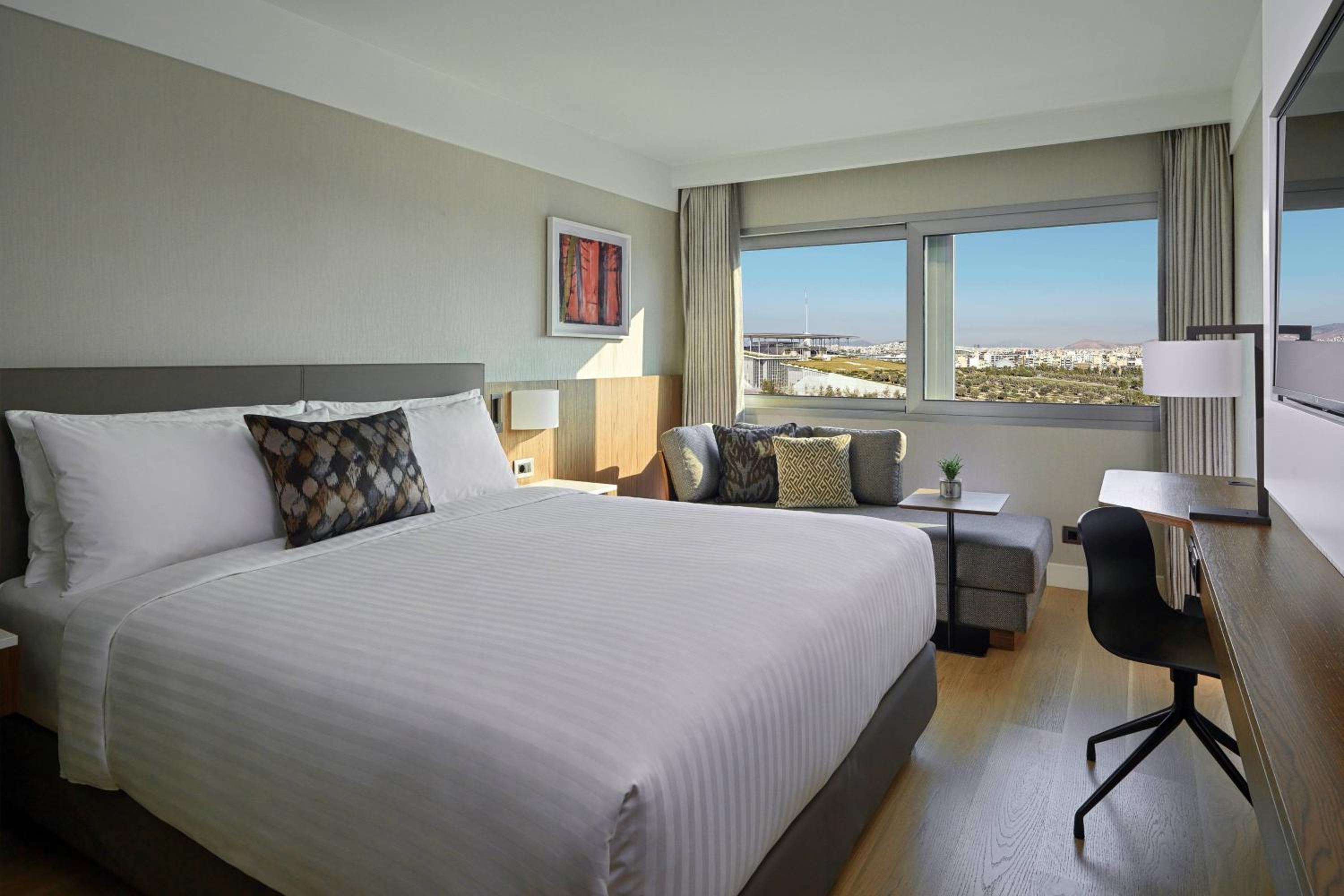 Guest Room with King Bed and View