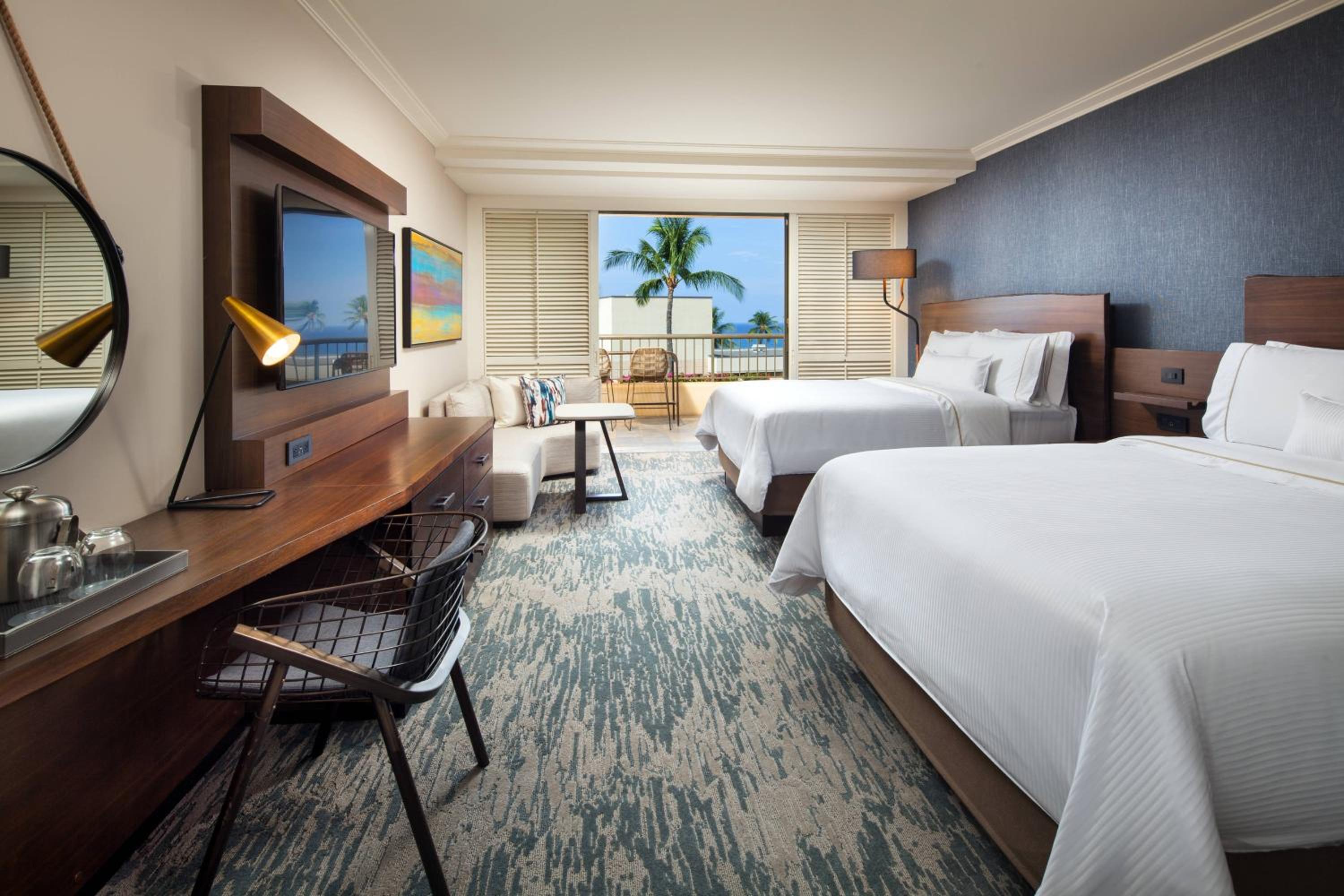 Guest room, 2 Queen, Ocean view, Balcony