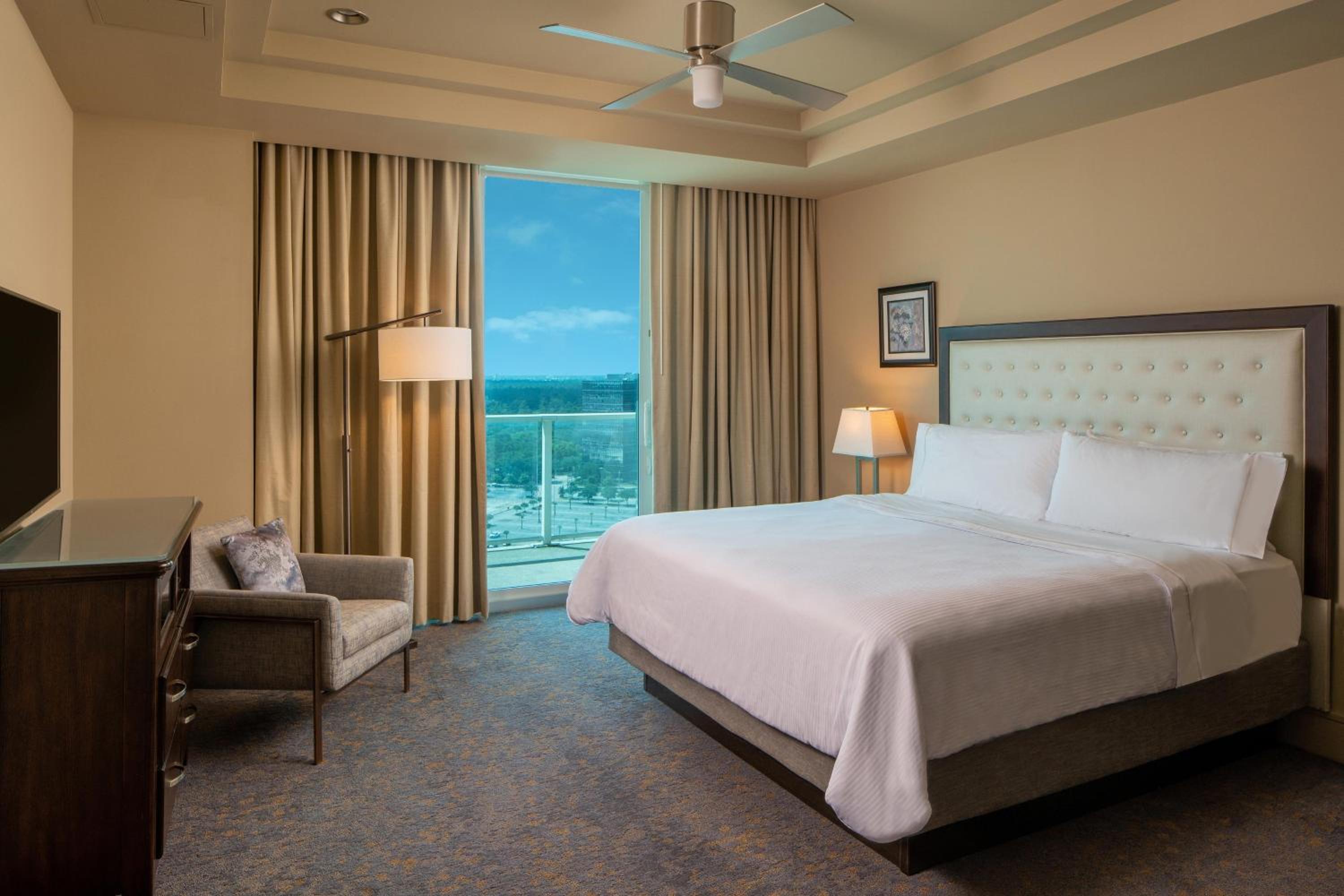 Skyline One-Bedroom Apartment with One King Bed and Balcony - Photo 8