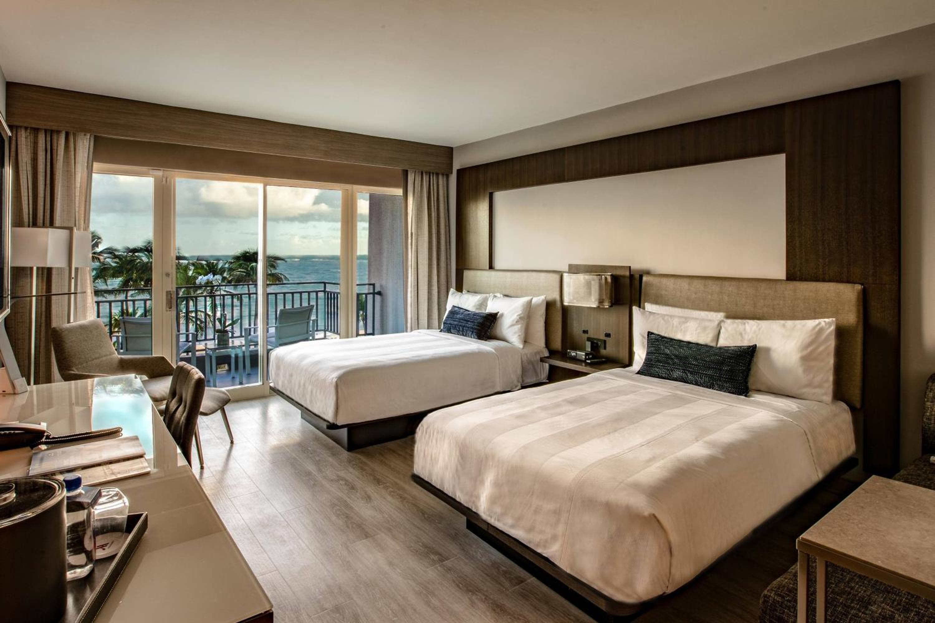 Ocean View Room with  Two Double Beds, Cabana Wing - Photo 1