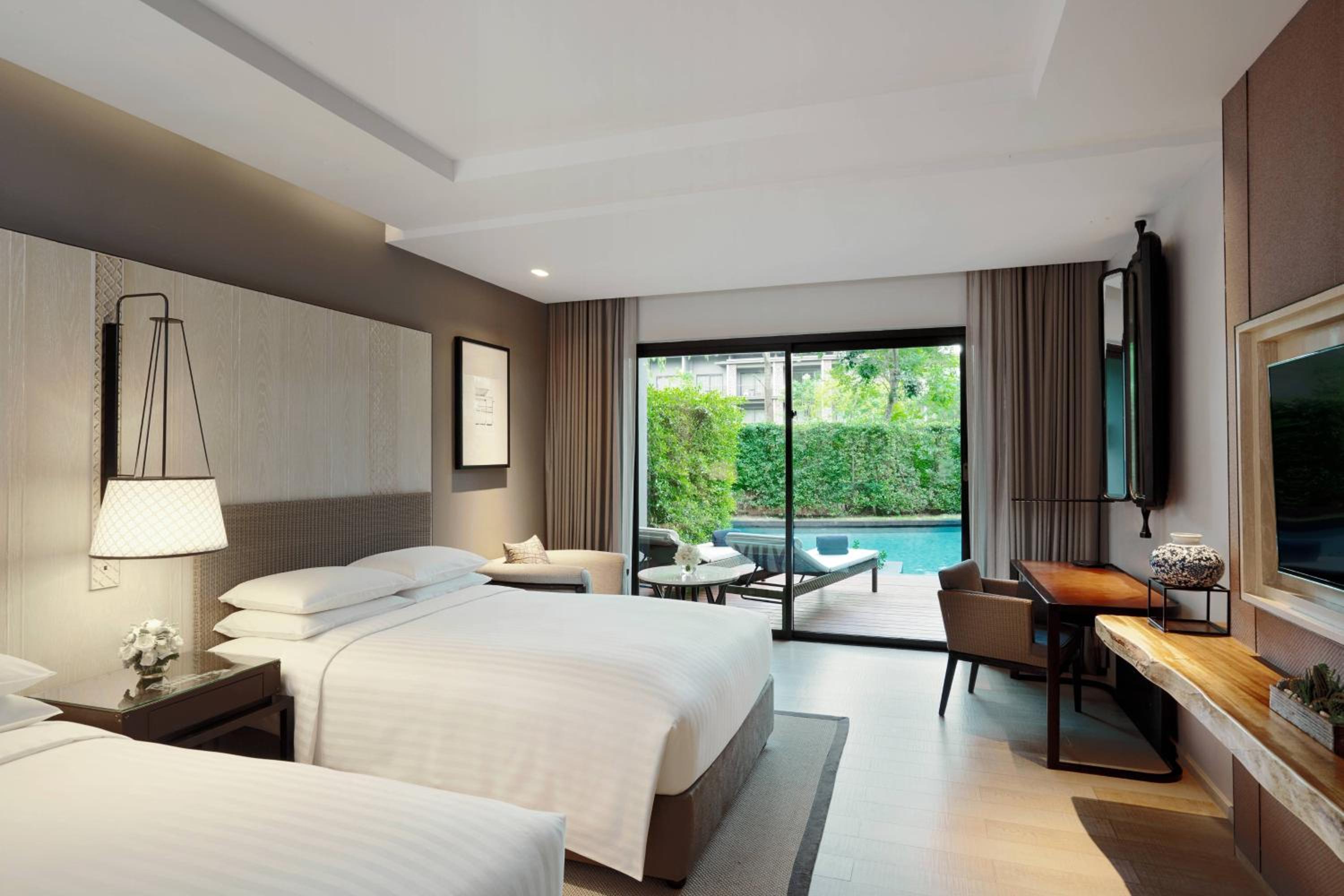 Guest room, 2 Double, Pool access