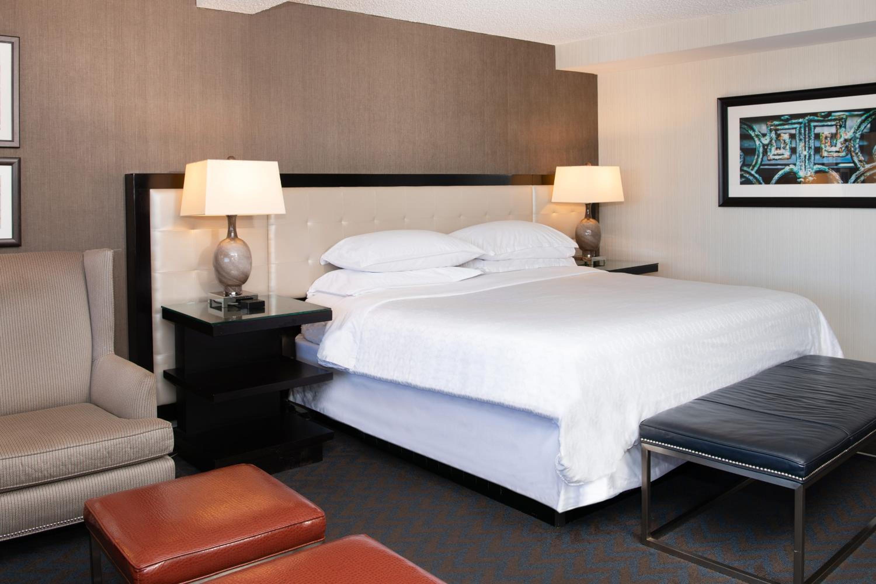 Deluxe, Larger Guest room, 1 King, Sofa bed, City view - Photo 6