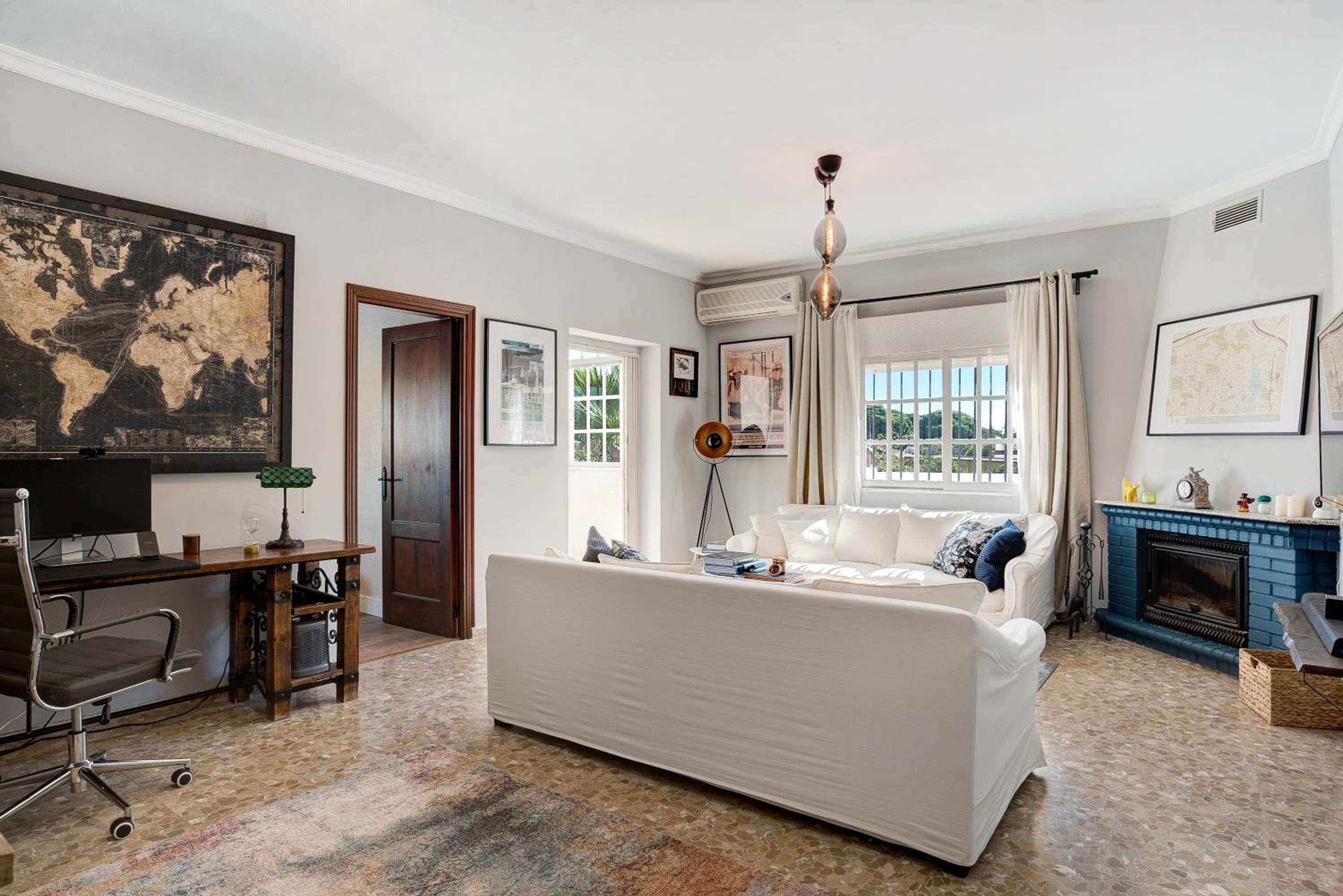 Villa con vistas al jardín