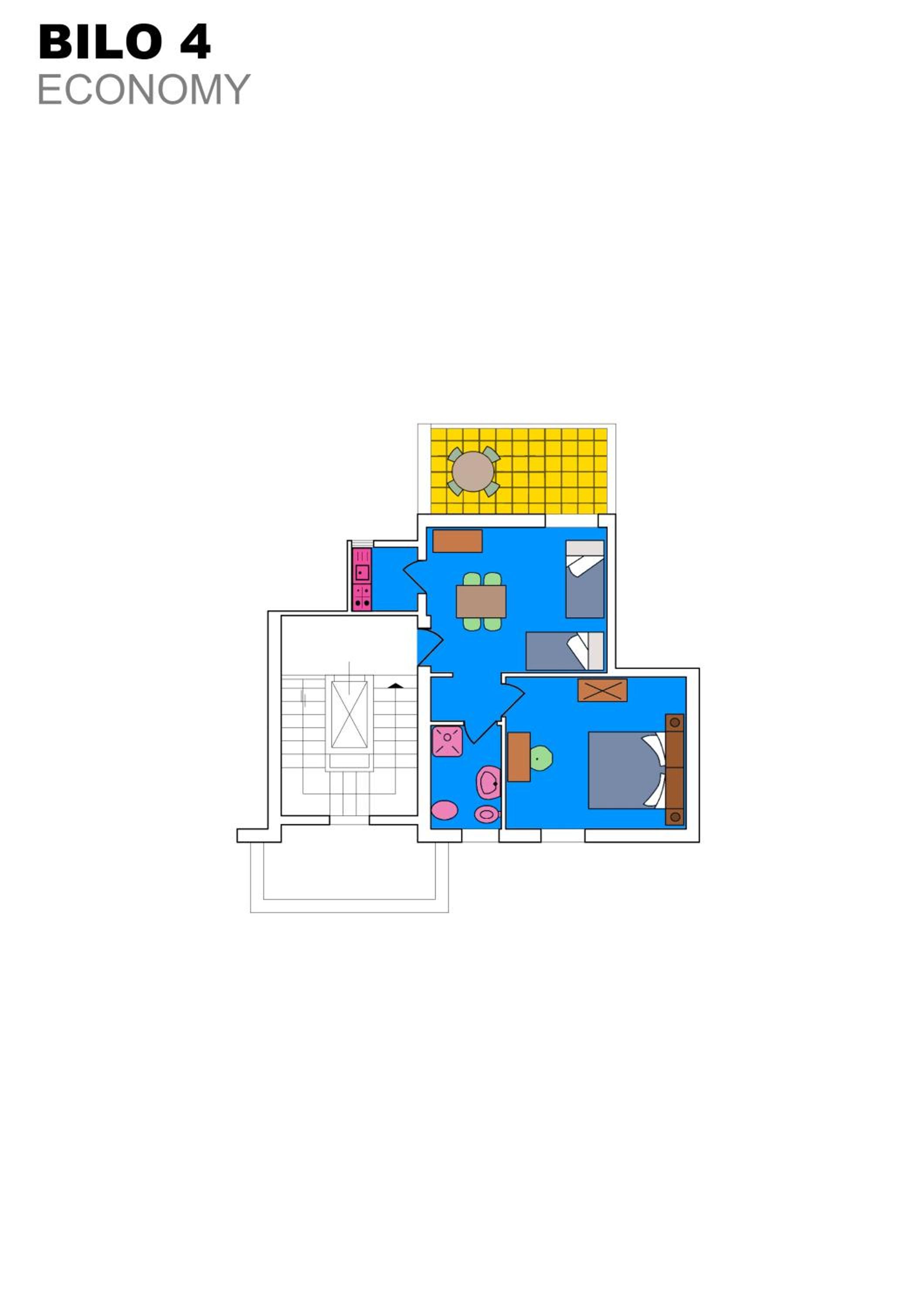 Economy One-Bedroom Apartment photo 2
