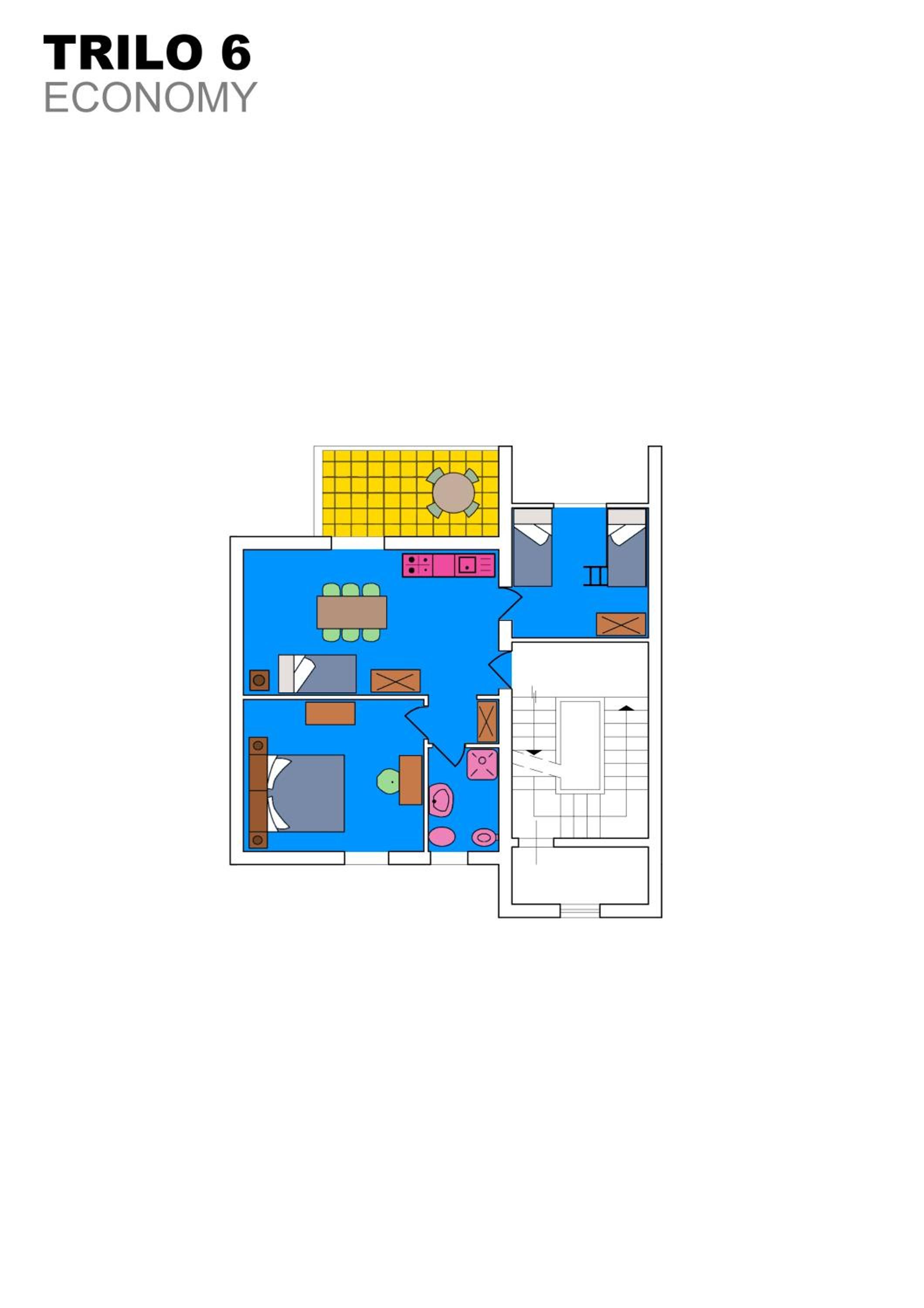 Economy Two-Bedroom Apartment photo 2