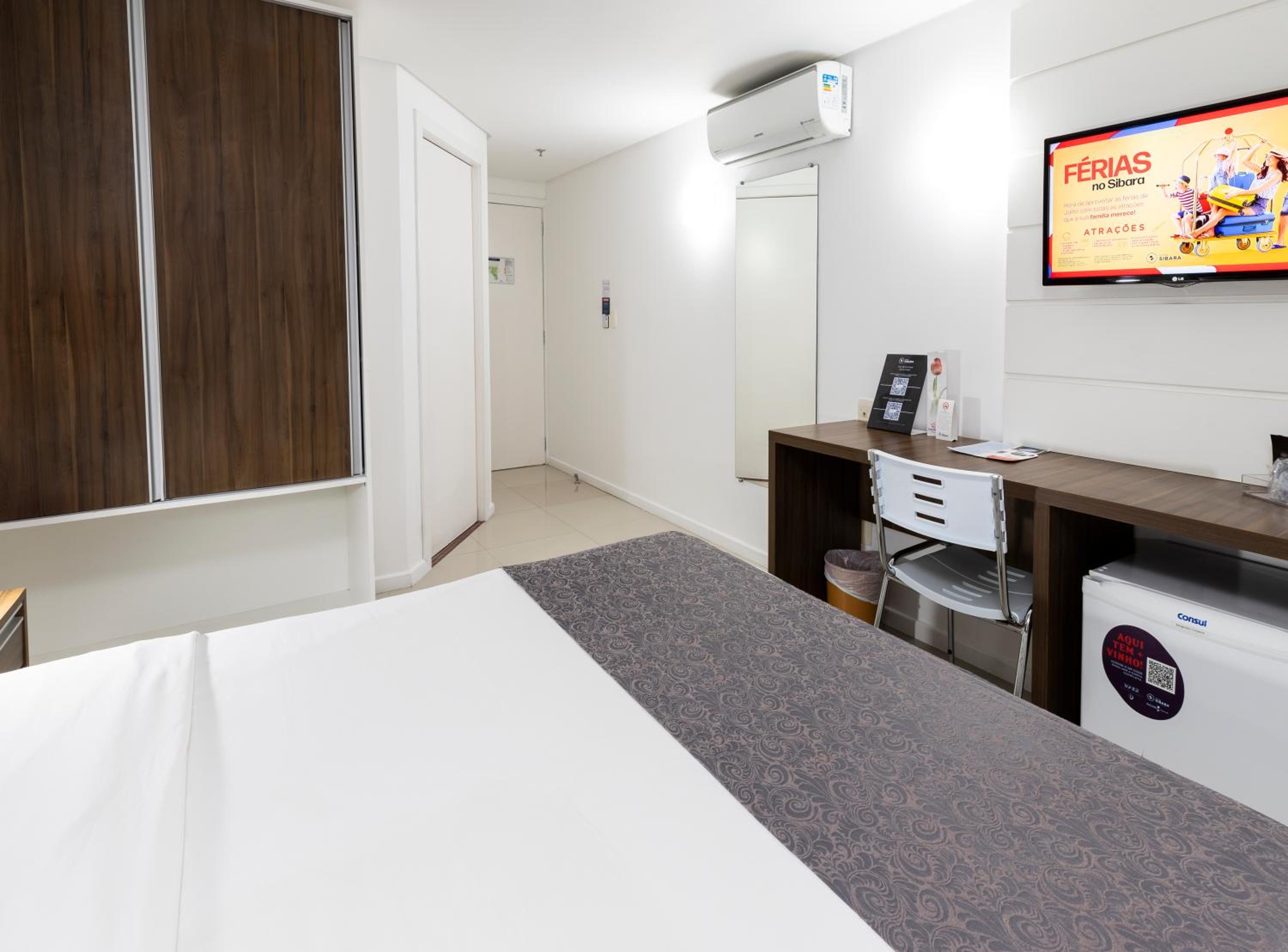 Quarto com Cama de Casal - Acessível para Hóspedes com Mobilidade Reduzida