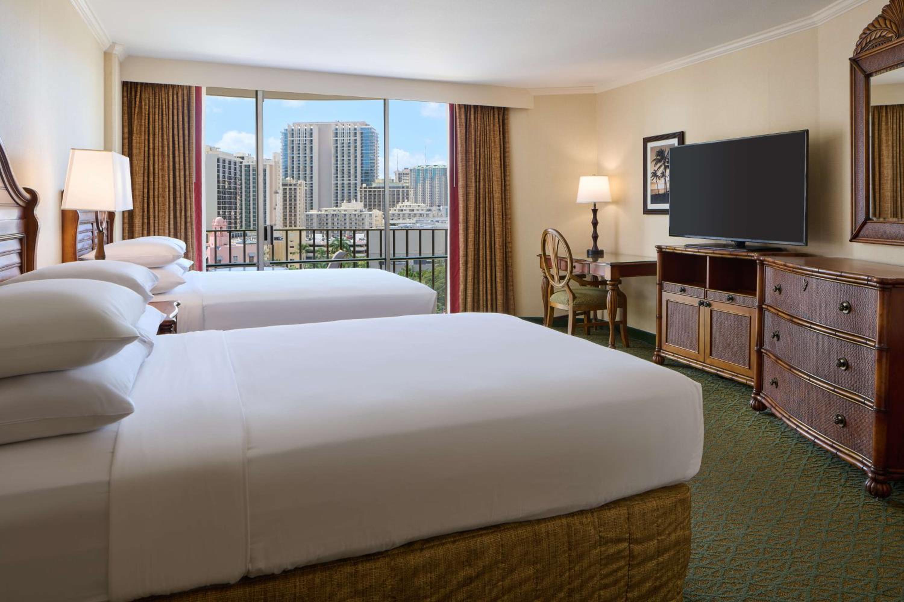 Accessible Partial Ocean View 2 Double Beds