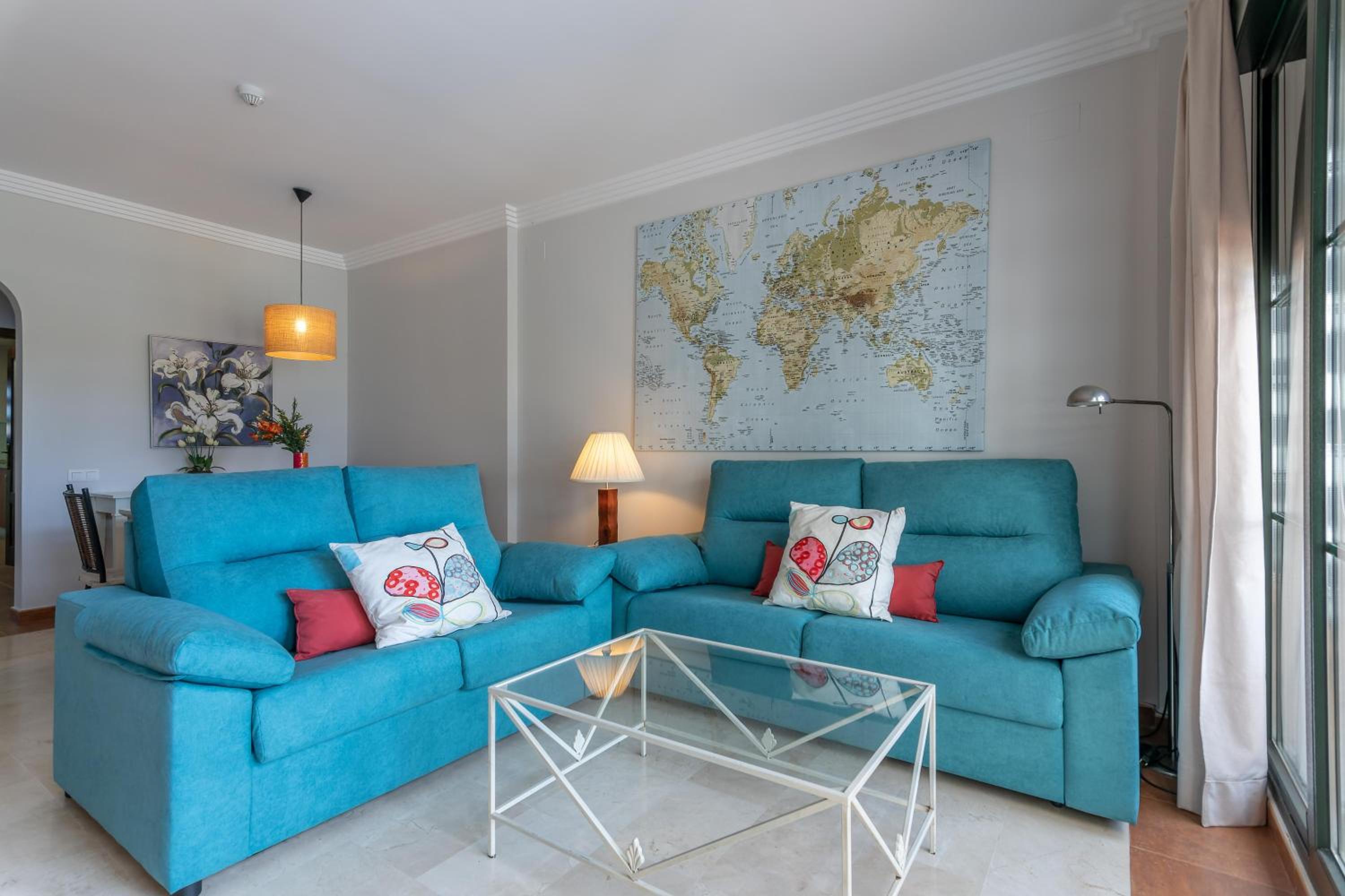 Apartamento con vista al jardín