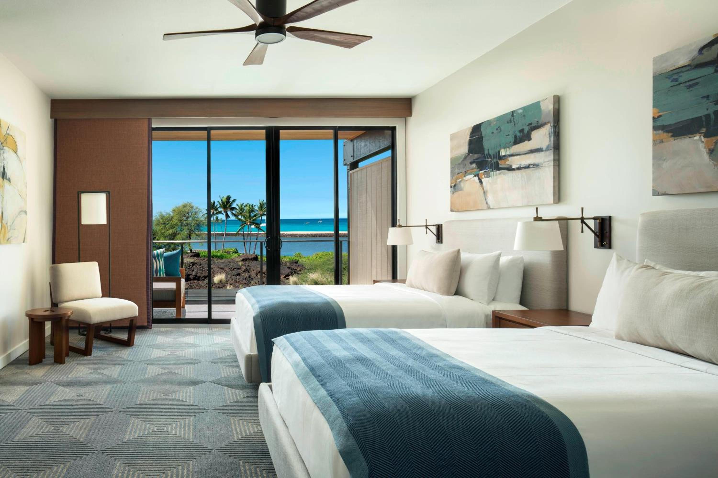 Na Hale Oceanfront Double, Larger Guest room, 2 Double - Photo 1