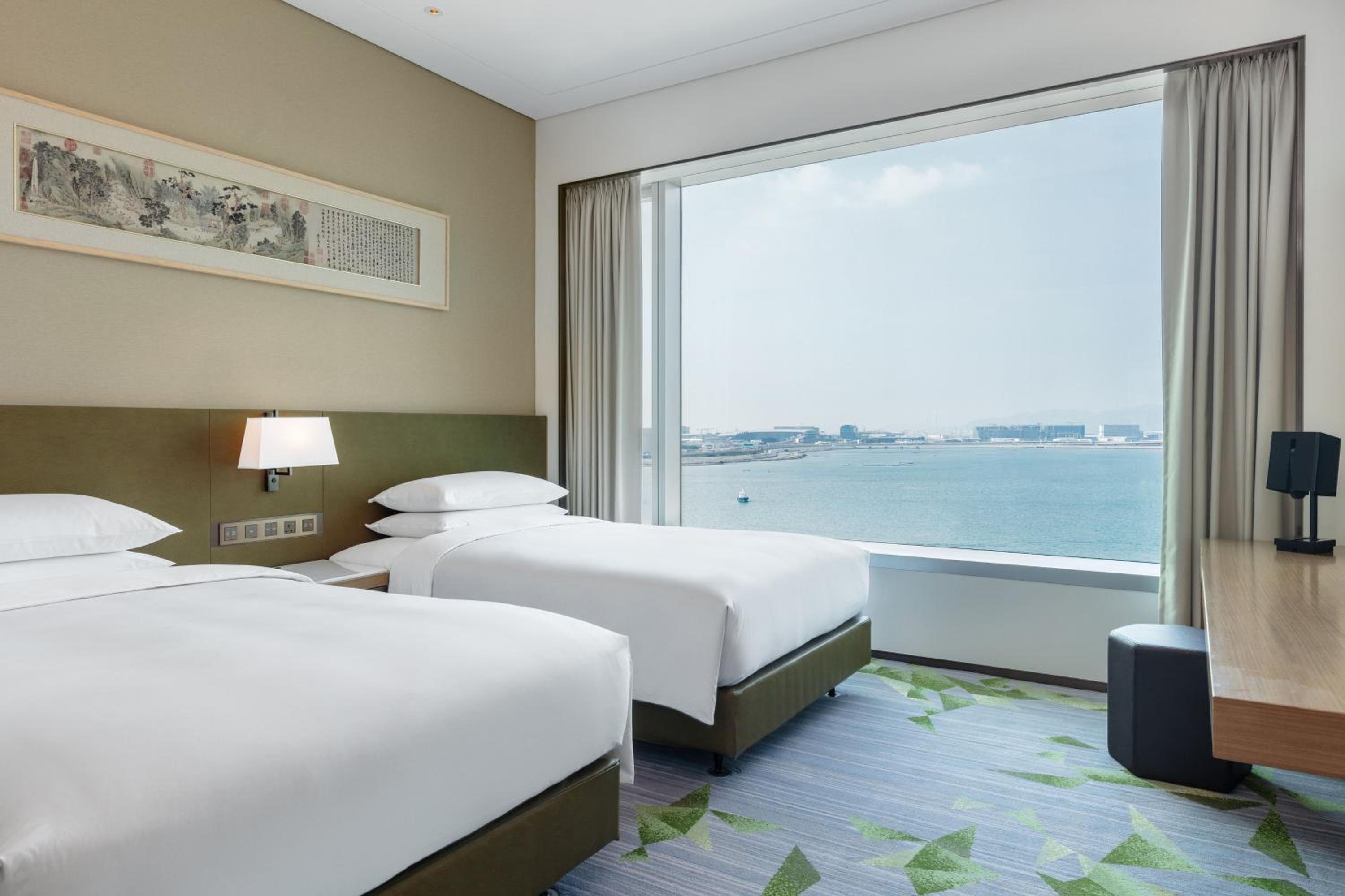 Executive Deluxe Ocean View Two Double Beds Room