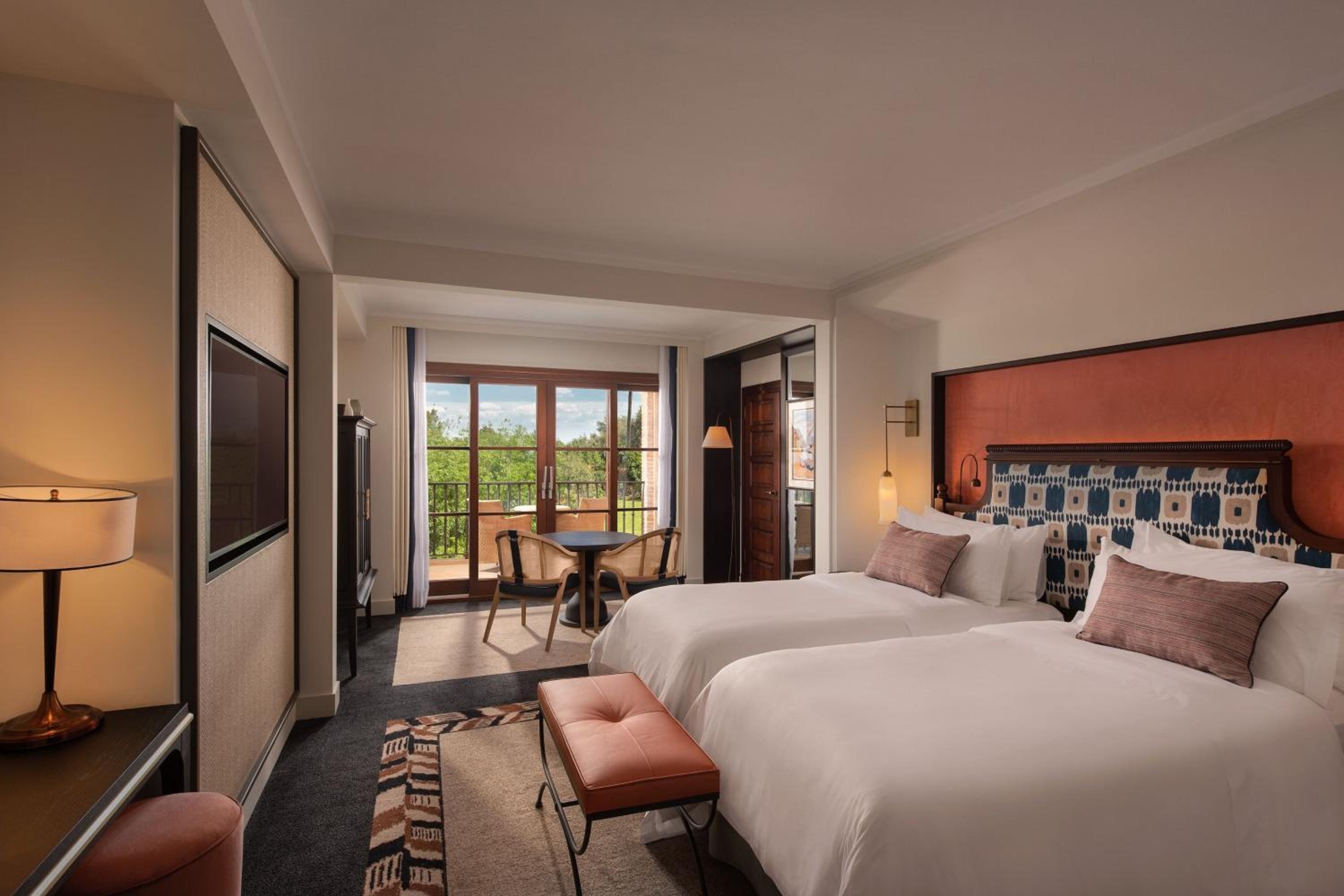 Deluxe Terrace Double Room with Balcony and Garden View