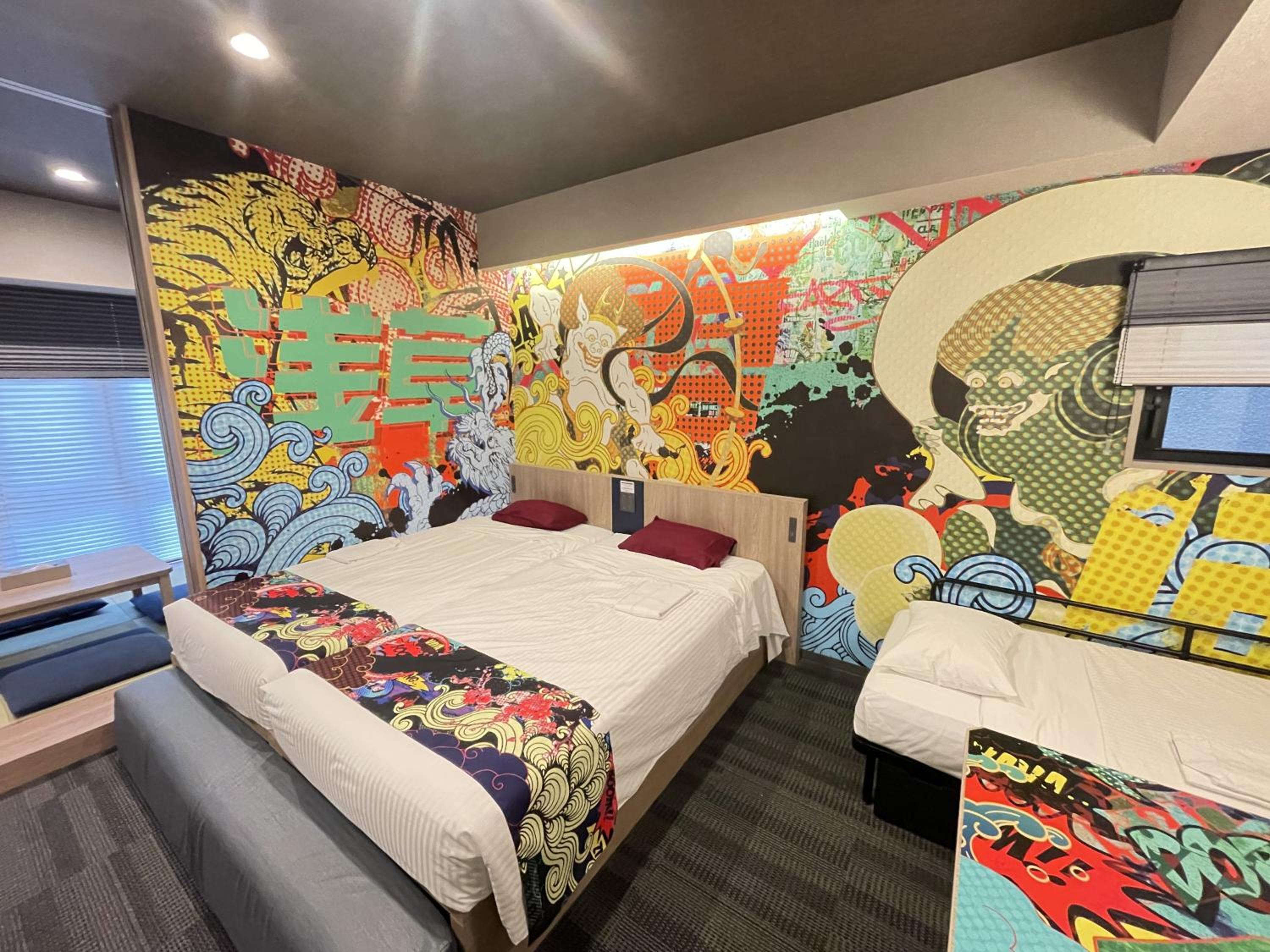 Japanese Concept Room with Washing Machine