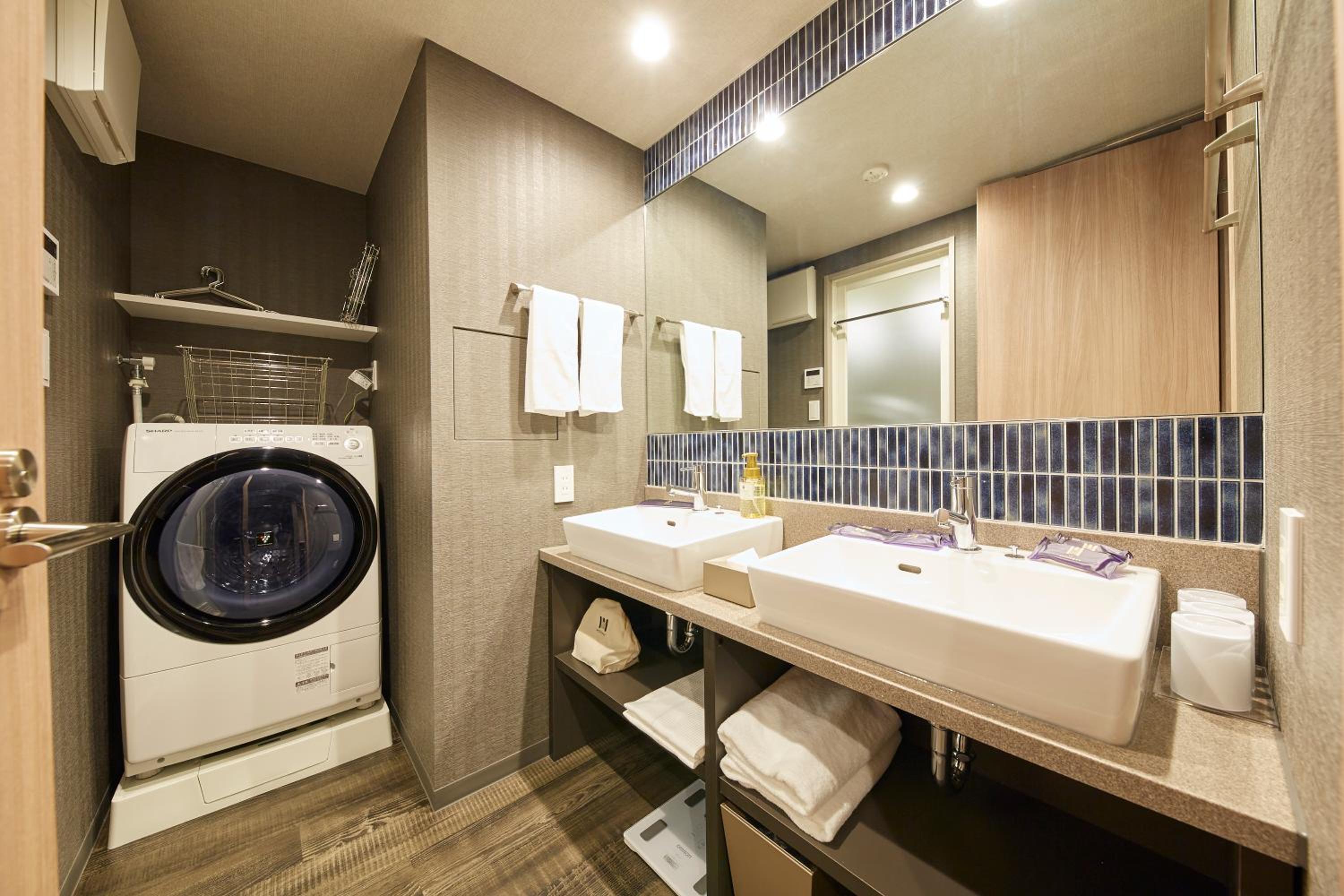 Japanese Concept Room with Washing Machine