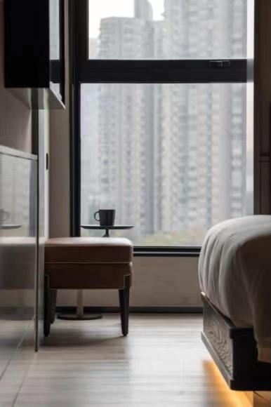 Delicate Single Bed with City View