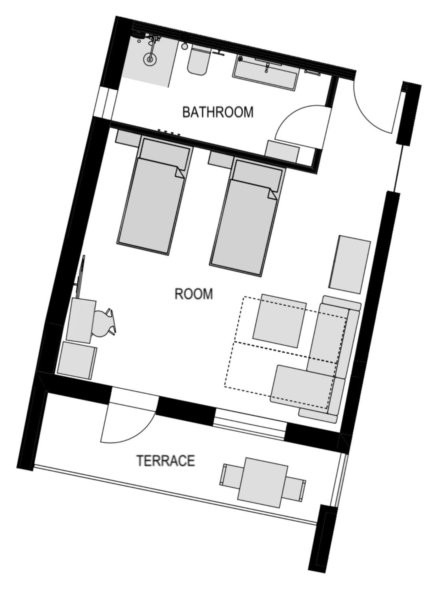 Deluxe Double Room with Balcony photo 3