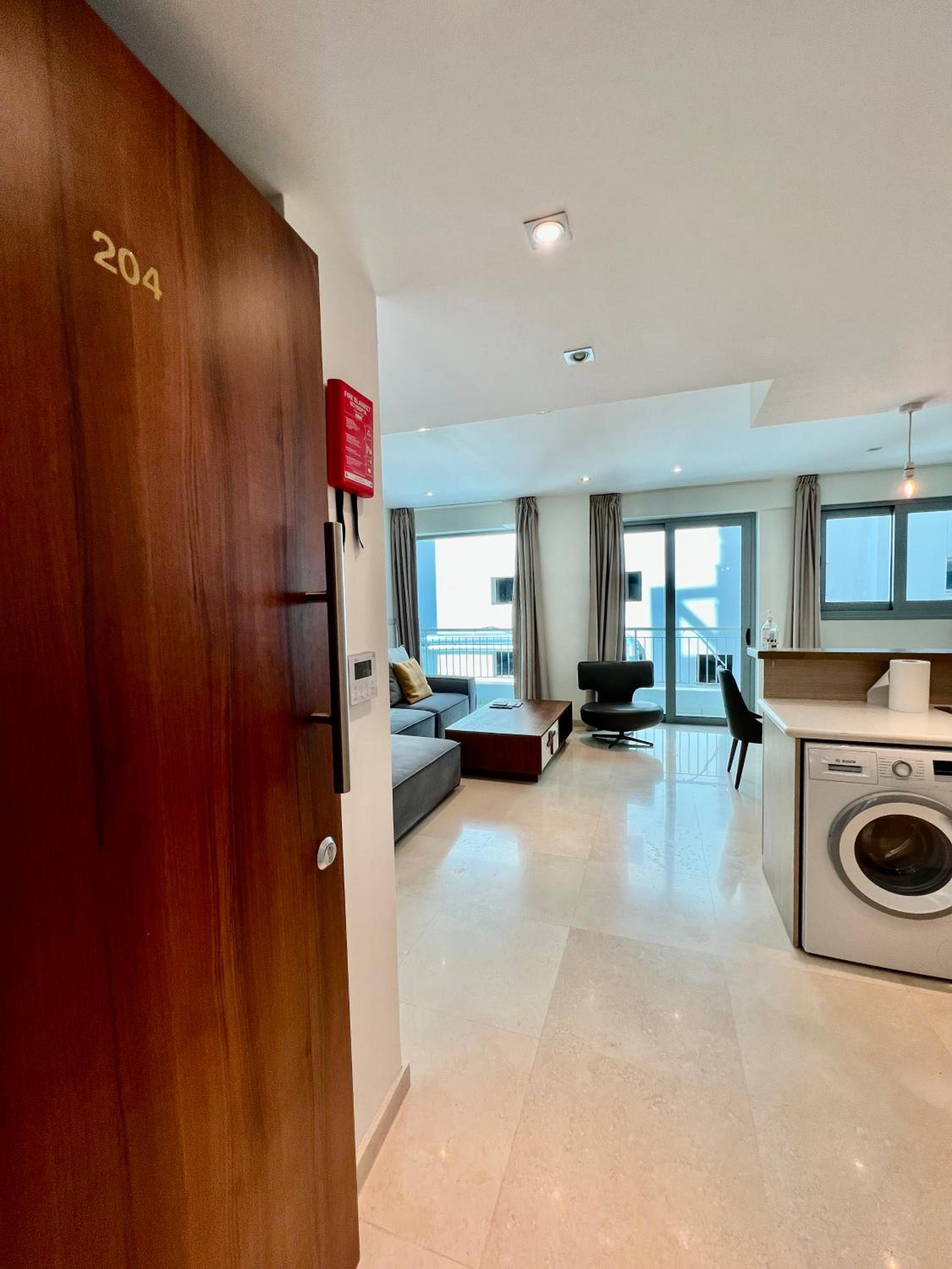 Apartamento con Balcón