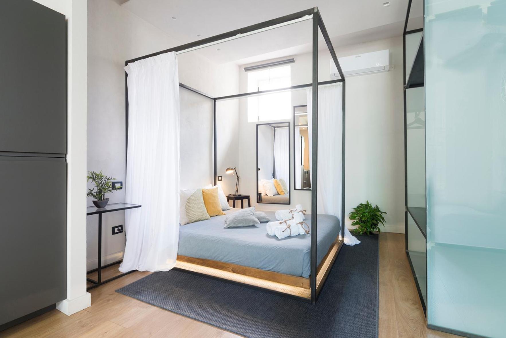 Monolocale con balcone