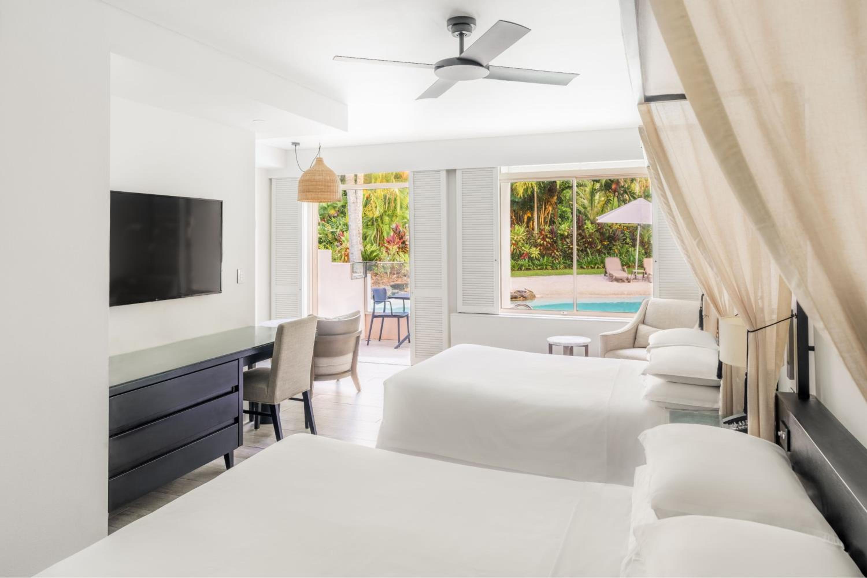 Guest room, 2 Doubles, Pool access, Small Lagoon access