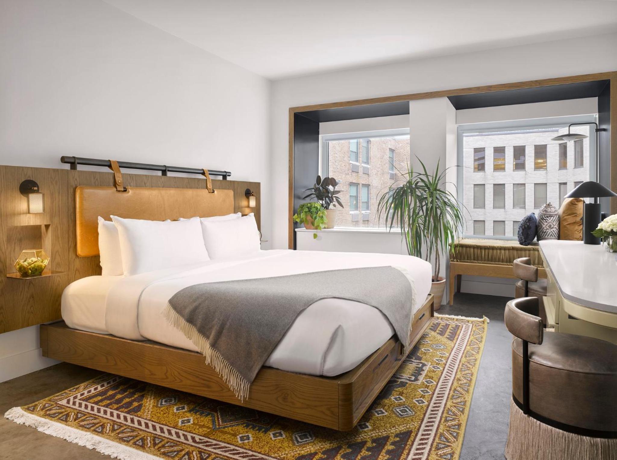 "Stylish comfort for a restful getaway experience."