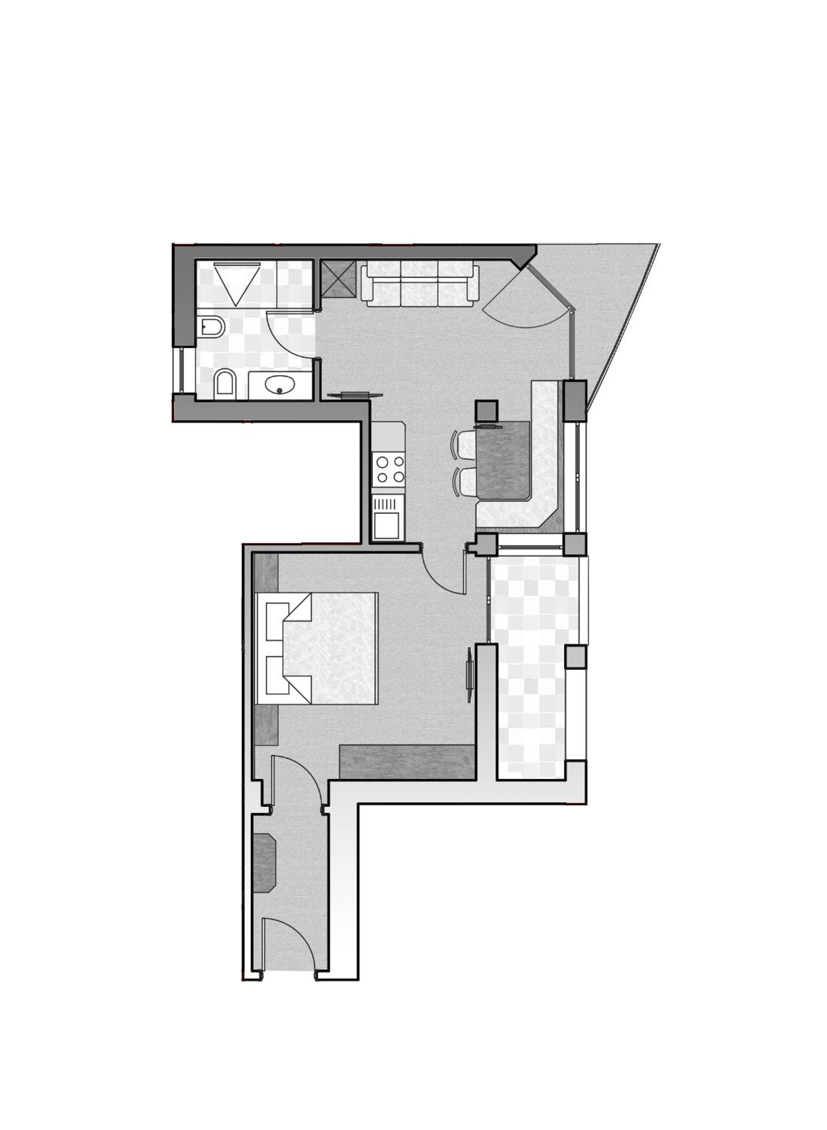 One-Bedroom Apartment photo 3