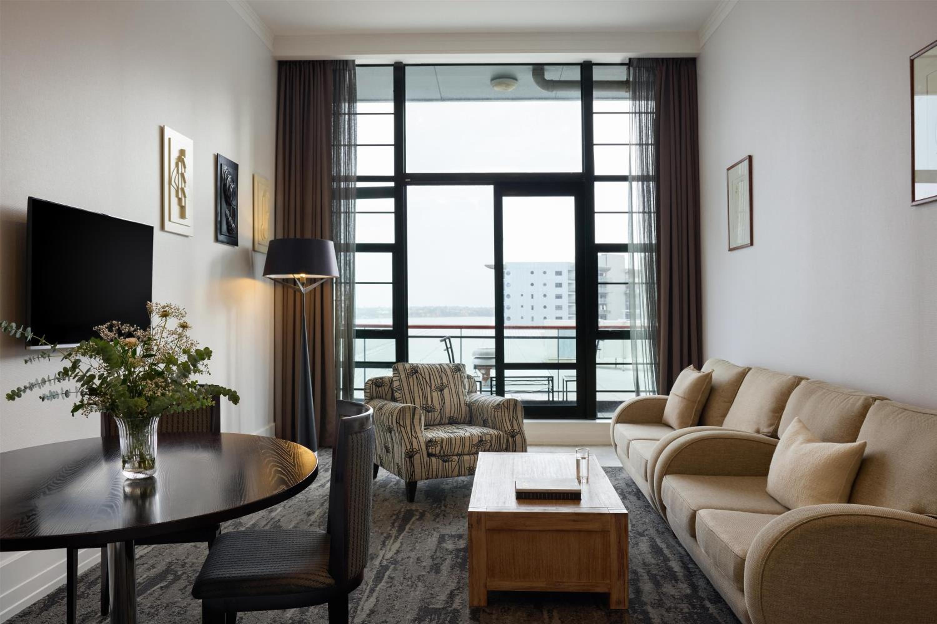 Executive 2 Bedroom Apartment with Balcony & Harbor View