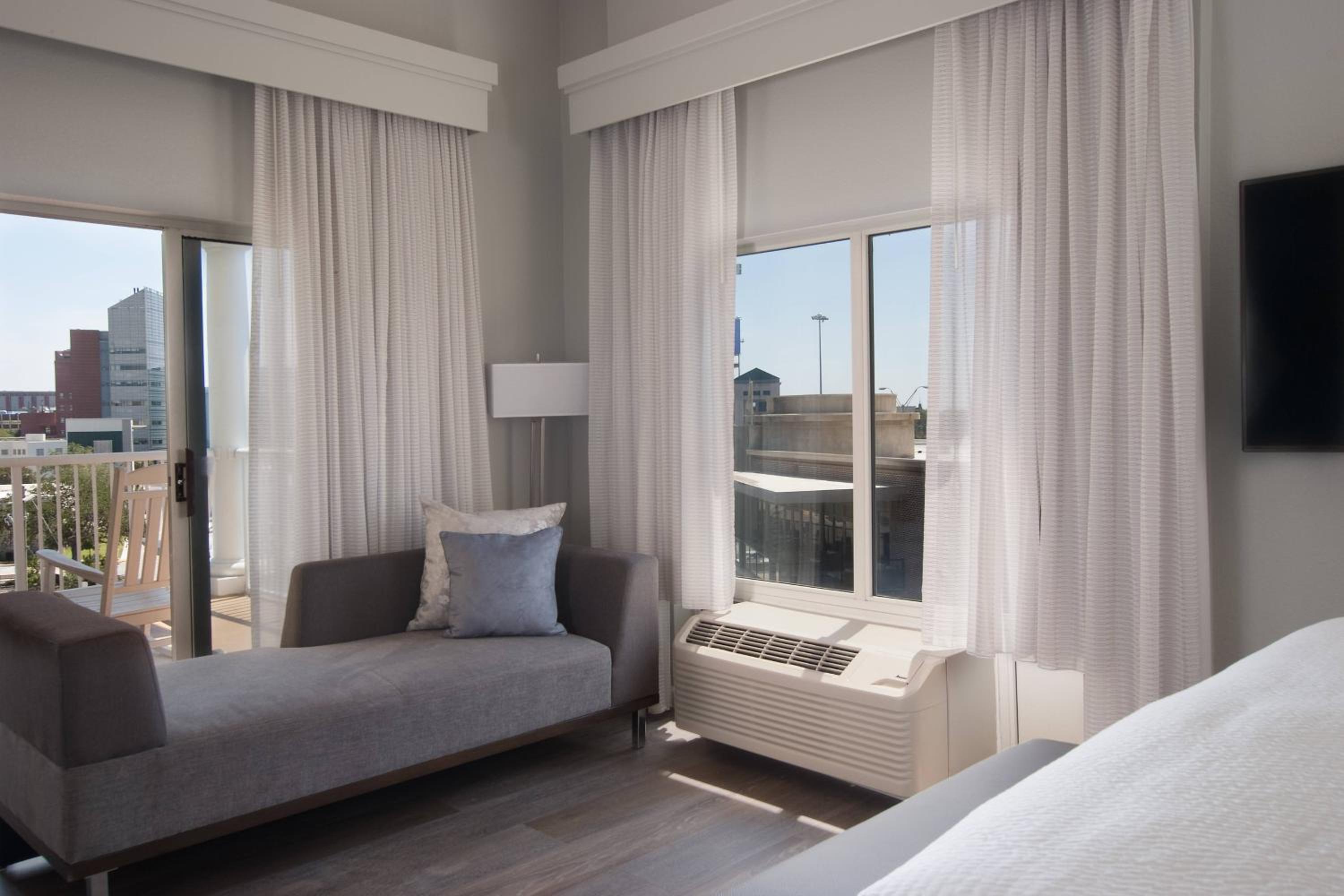 One-Bedroom King Suite with Balcony and City View