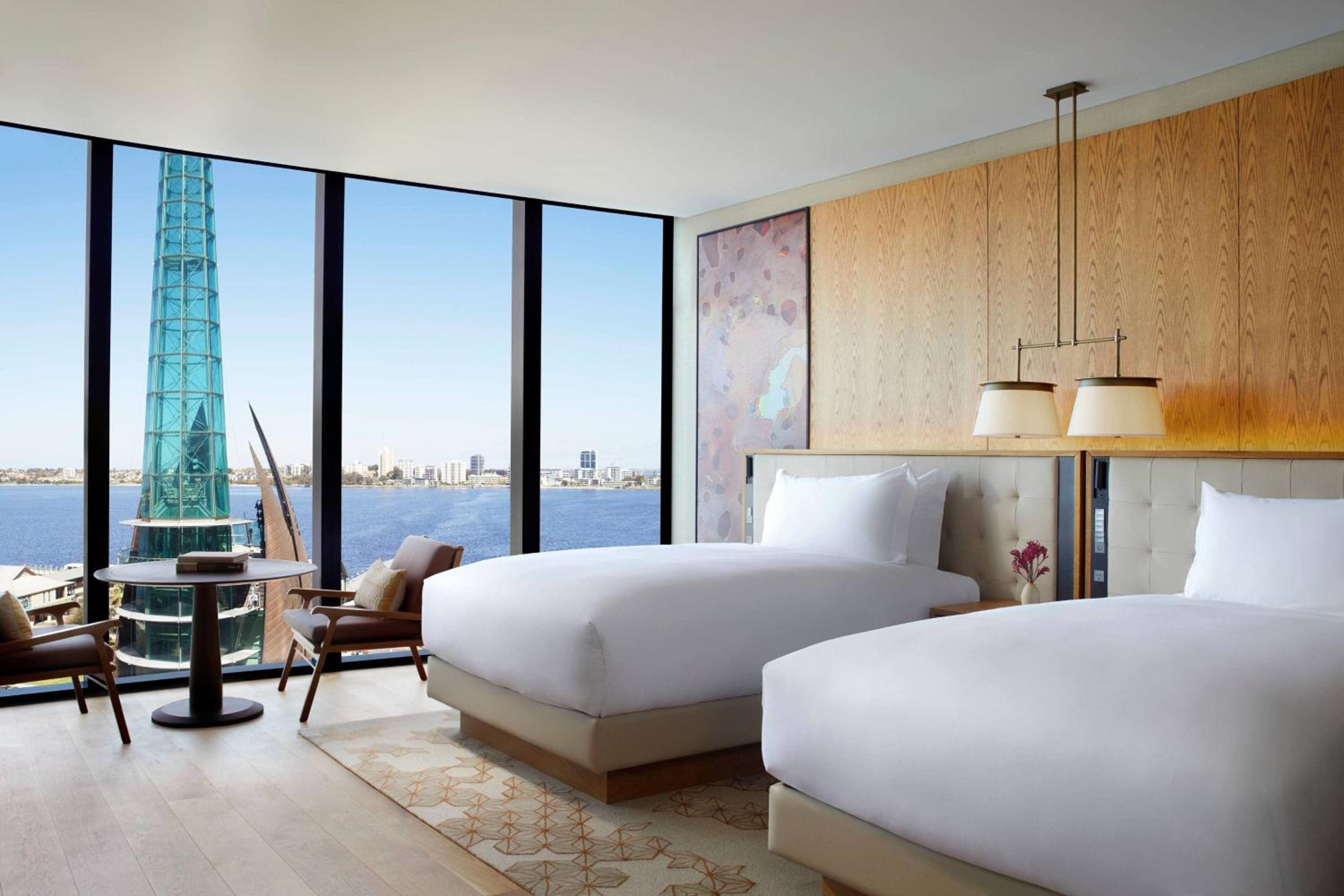 Swan River View, Premium Guest Room, 2 Double Beds