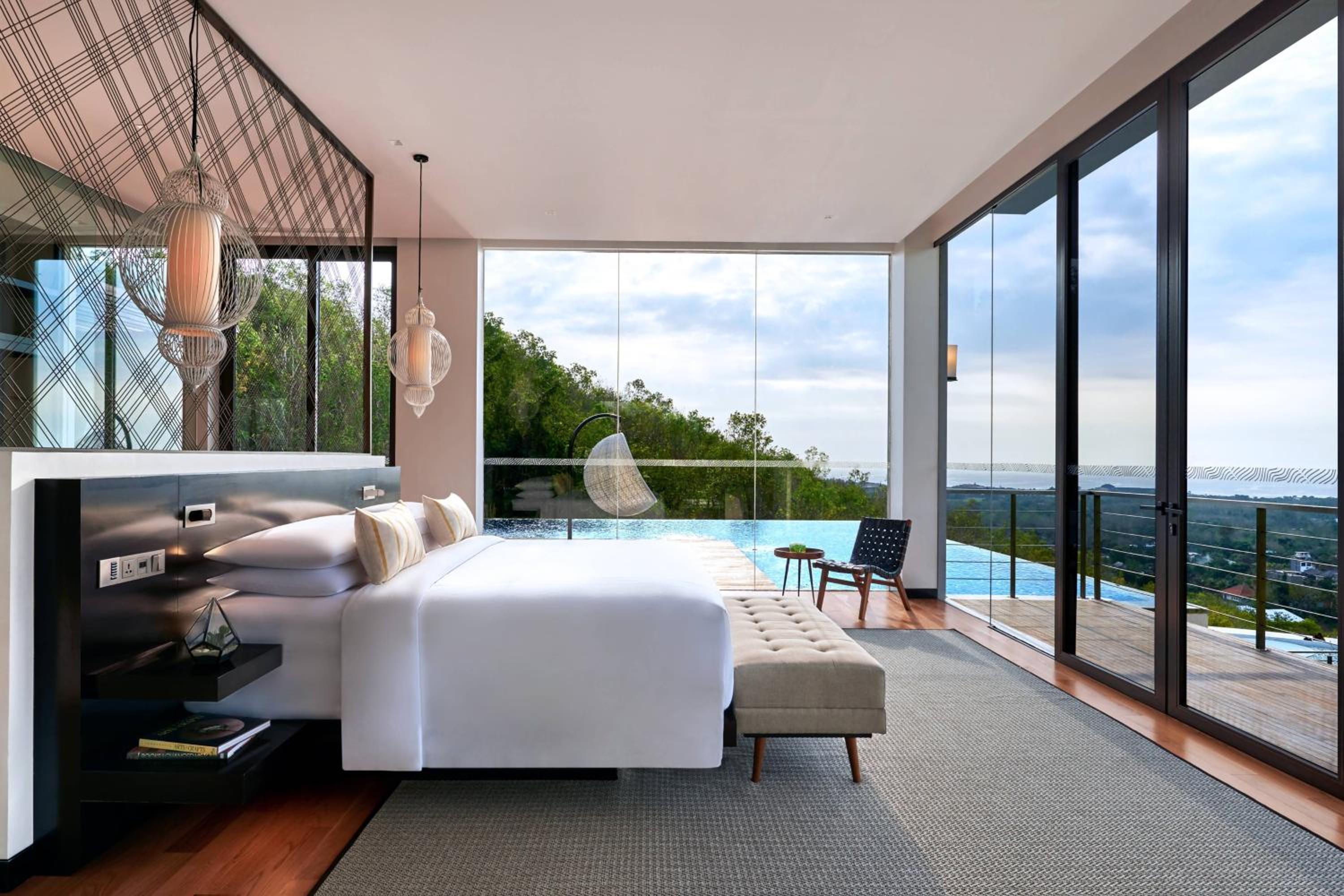 Three-Bedroom Presidential Villa with Balcony and Ocean View with Free Scheduled Shuttle to Hotel’s Beach Facility 