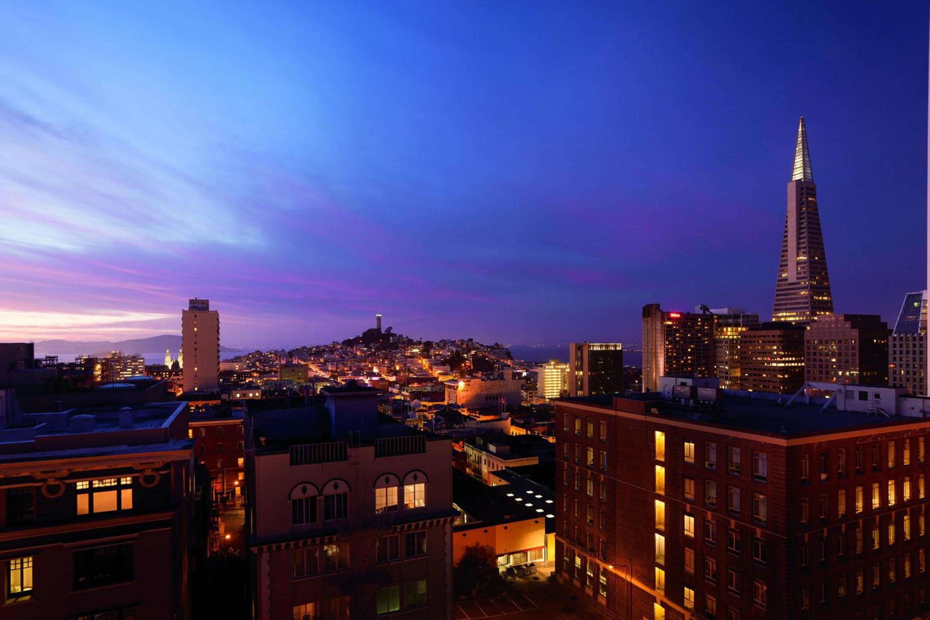 view from the top of a building in san francisco