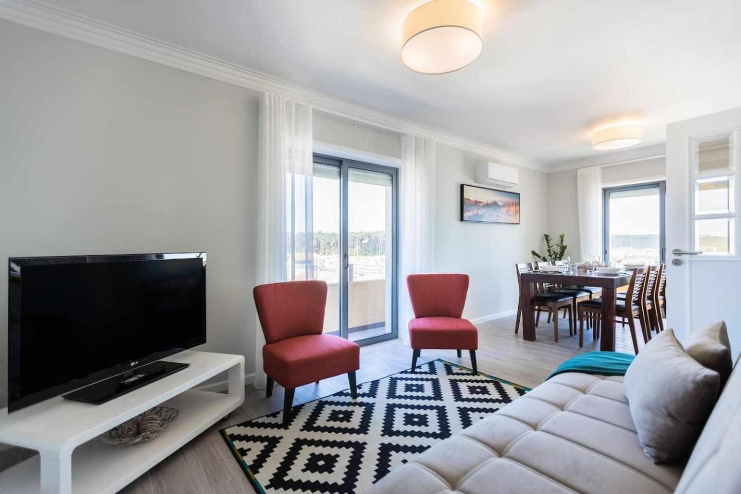 Three-Bedroom Apartment with Sea View