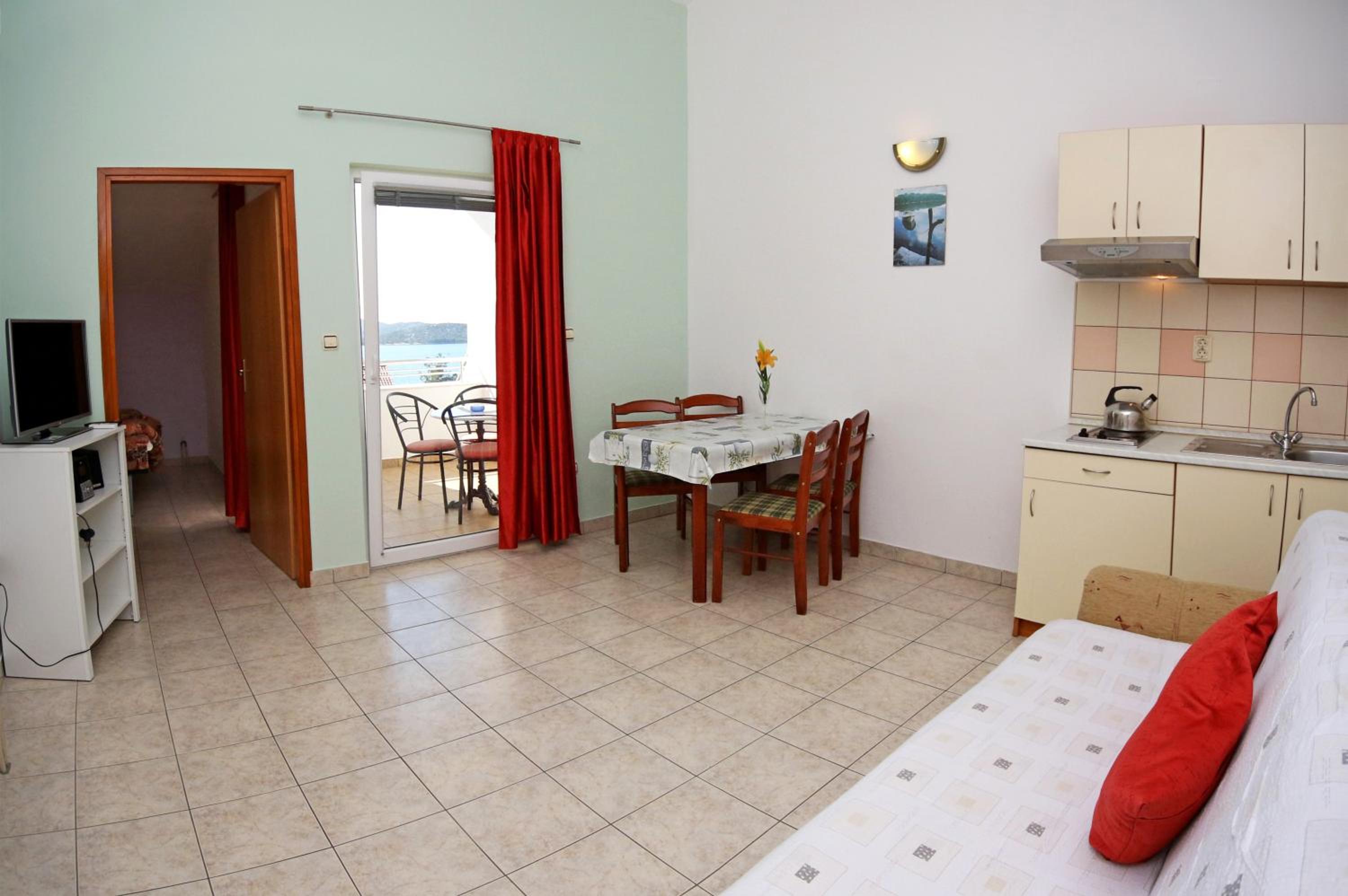 Superior One Bedroom Apartment with Terrace and Sea View