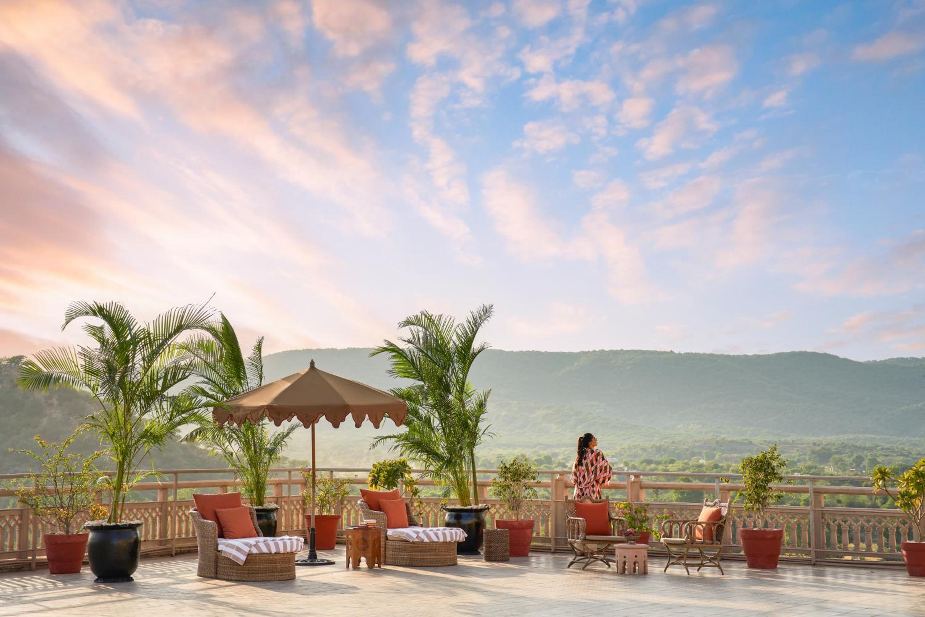 Terrace Suite: 2 complimentary craft beers or signature cocktail at Anjum per room per stay, Happy Hours (Buy 1 Get 1) at Anjum Bar on Select beverages,20% off on Food & Soft Beverage and Laundry, Set dinner for couple at Zarin@INR 5000++