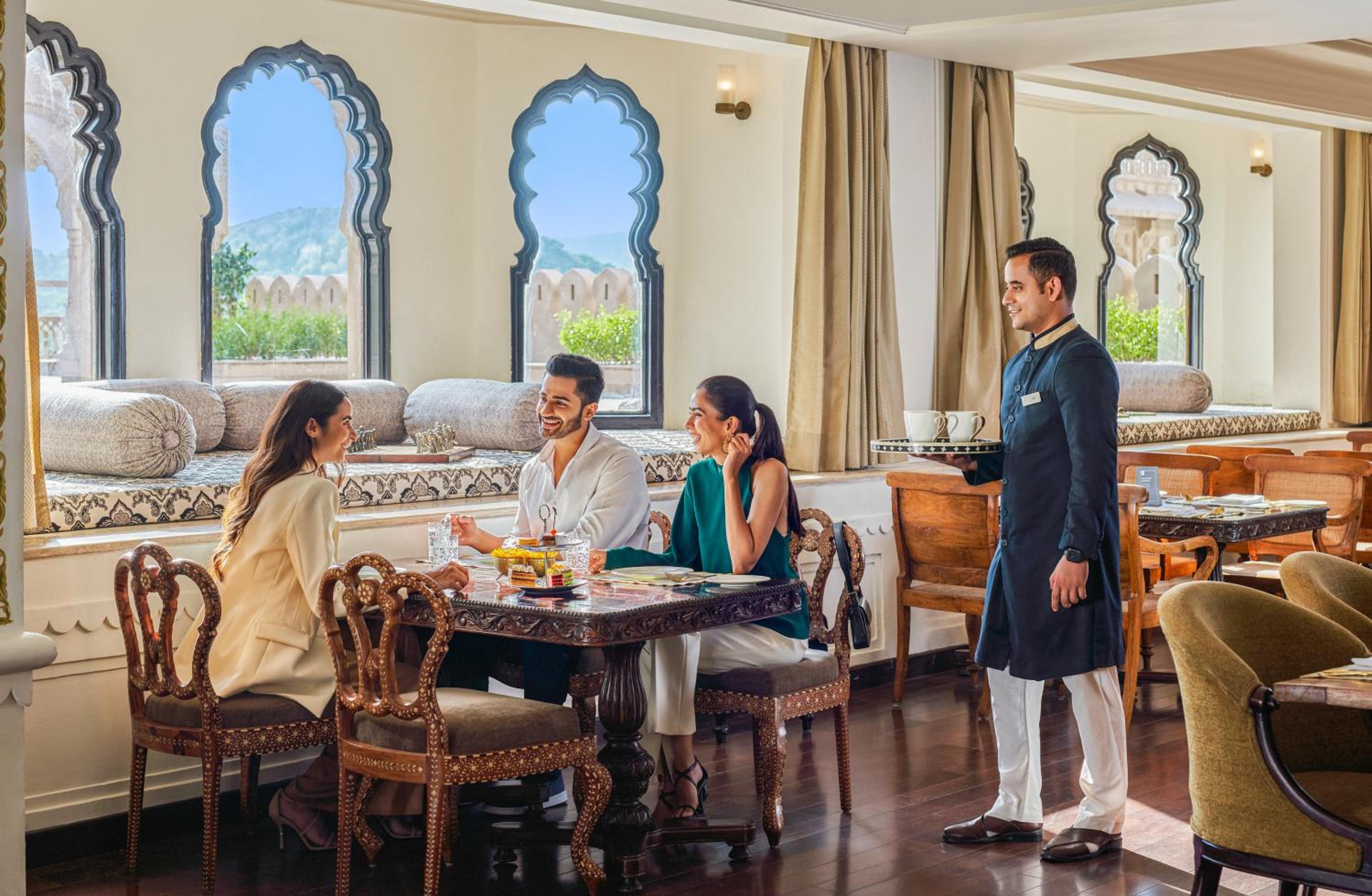 Fairmont Gold King Non Smoking complimentary craft beers or signature cocktail at Anjum per room per stay, Happy Hours (Buy 1 Get 1) at Anjum Bar on Select beverages,20% off on Food & Soft Beverage and Laundry, Set dinner for couple at Zarin@INR 5000++ - Photo 2