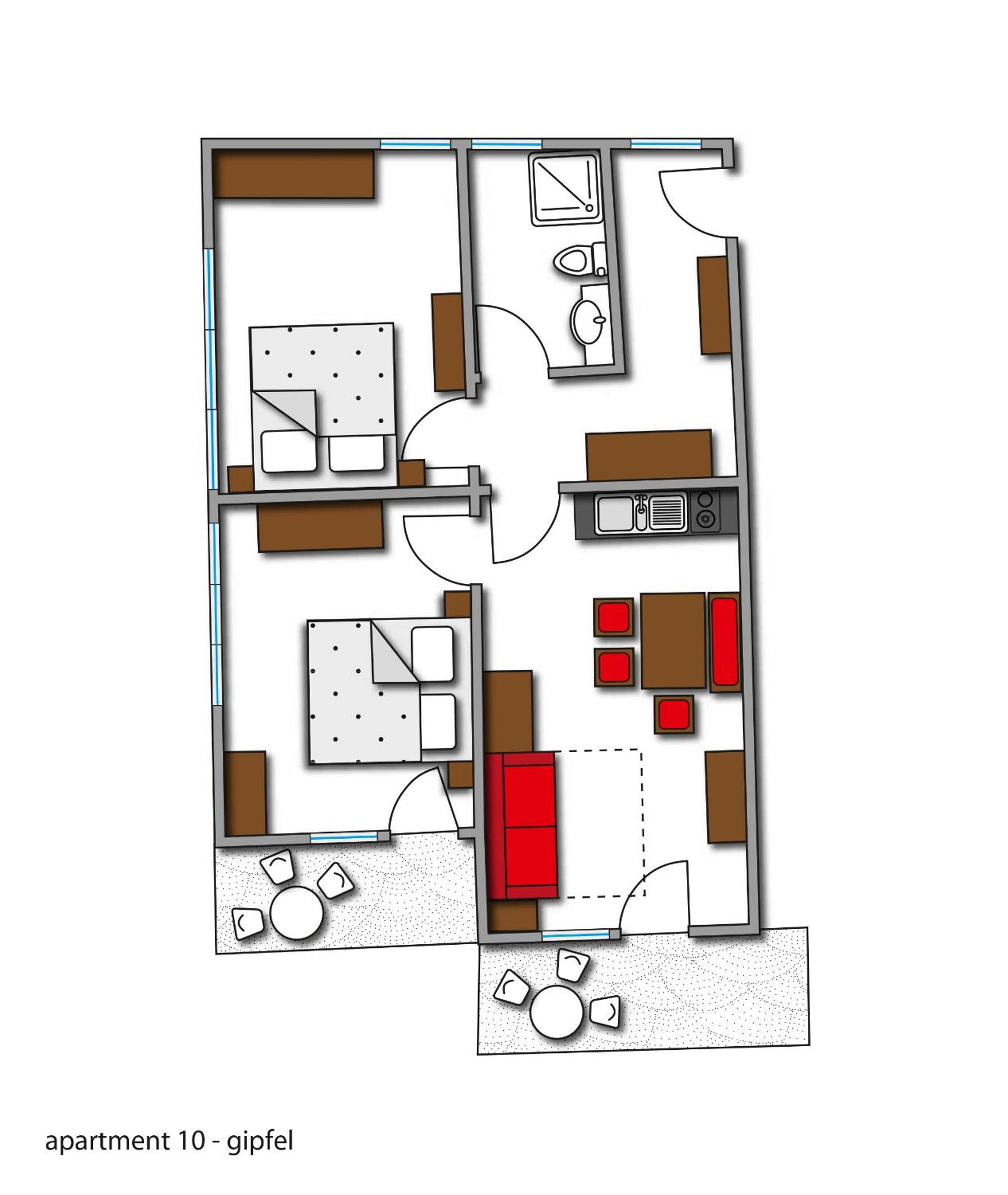 Two-Bedroom Apartment photo 2