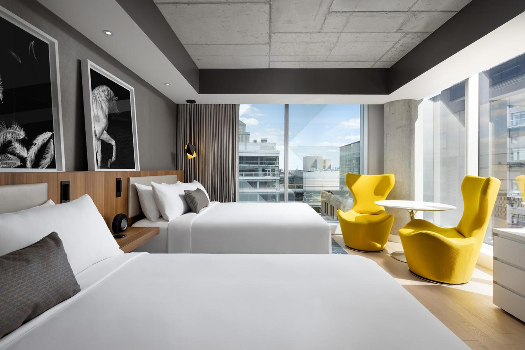Deluxe Corner Queen Room with Two Queen Beds - Photo 1