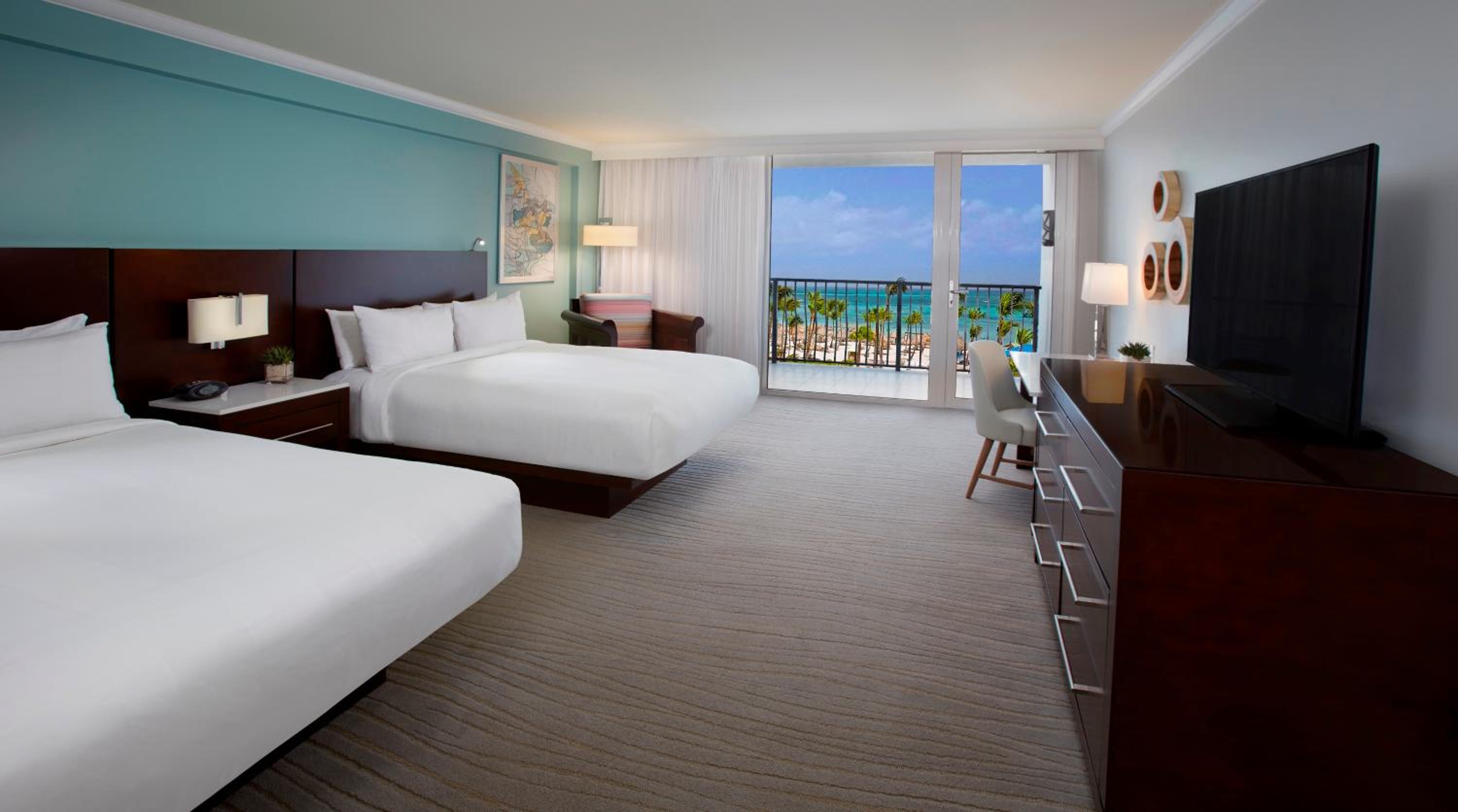 Premium Ocean View Room, 2 Queen Beds