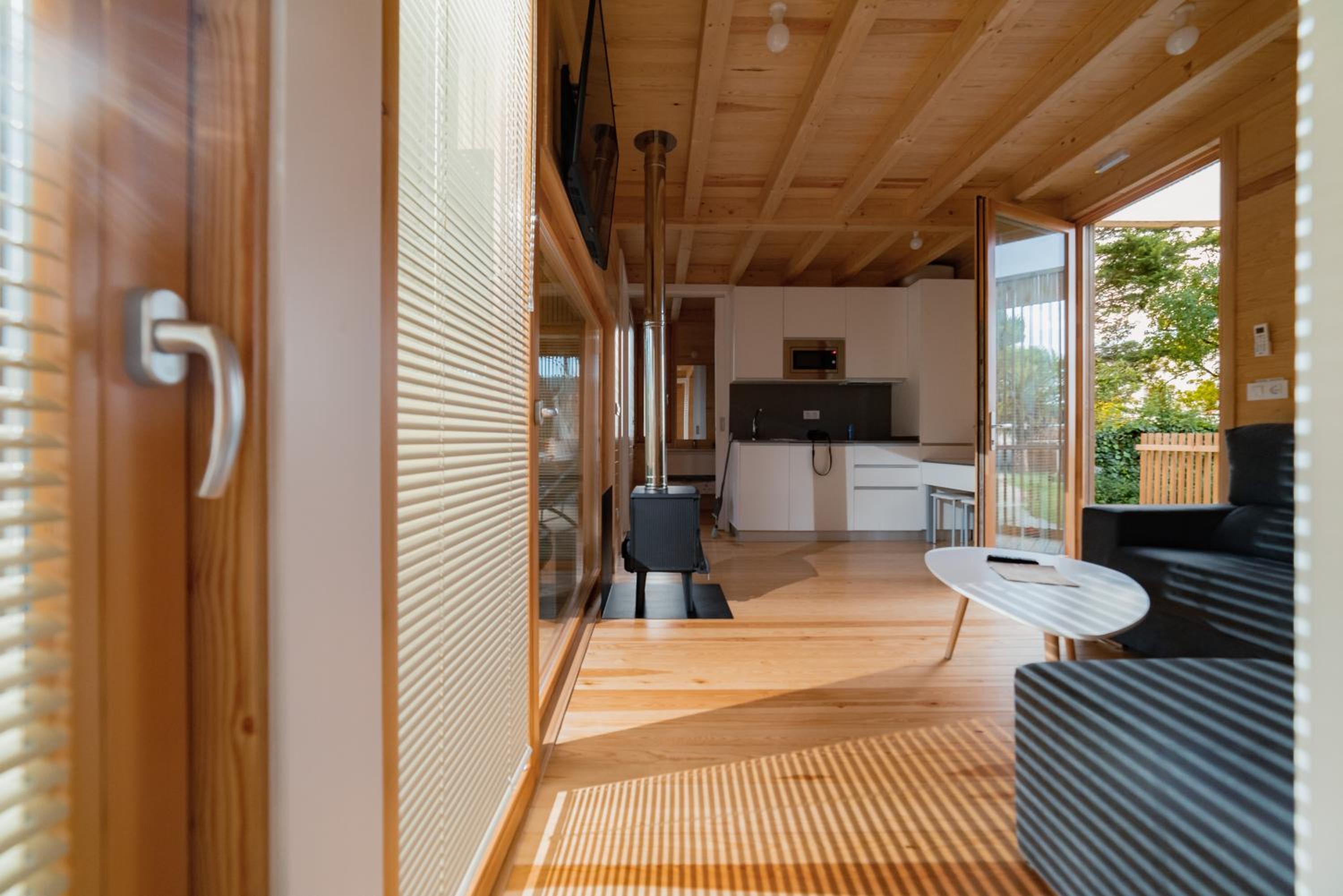 Apartamento con vista al jardín