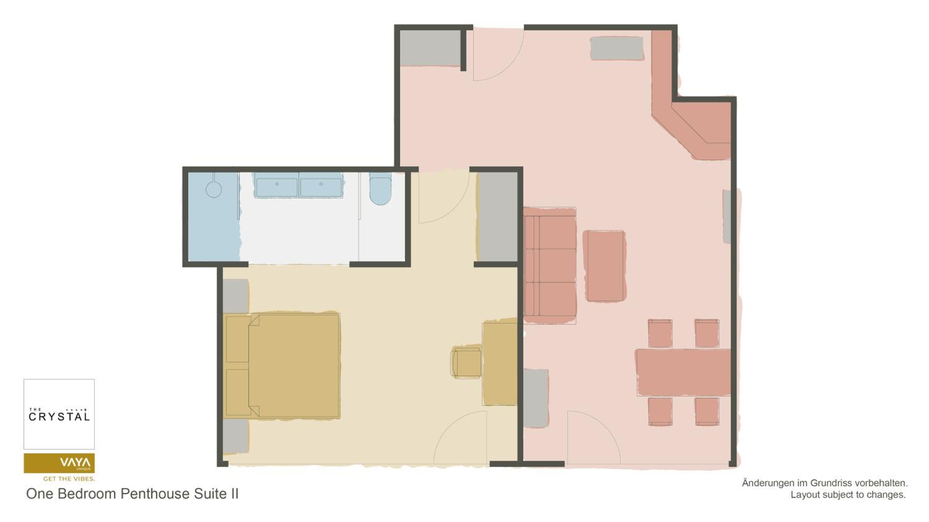 One-Bedroom Penthouse Suite - Photo 6