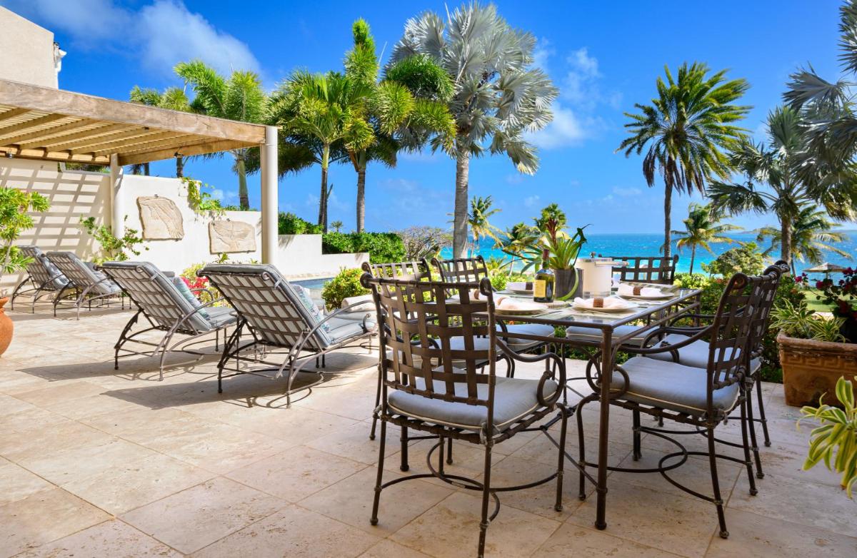 outdoor BBQ area