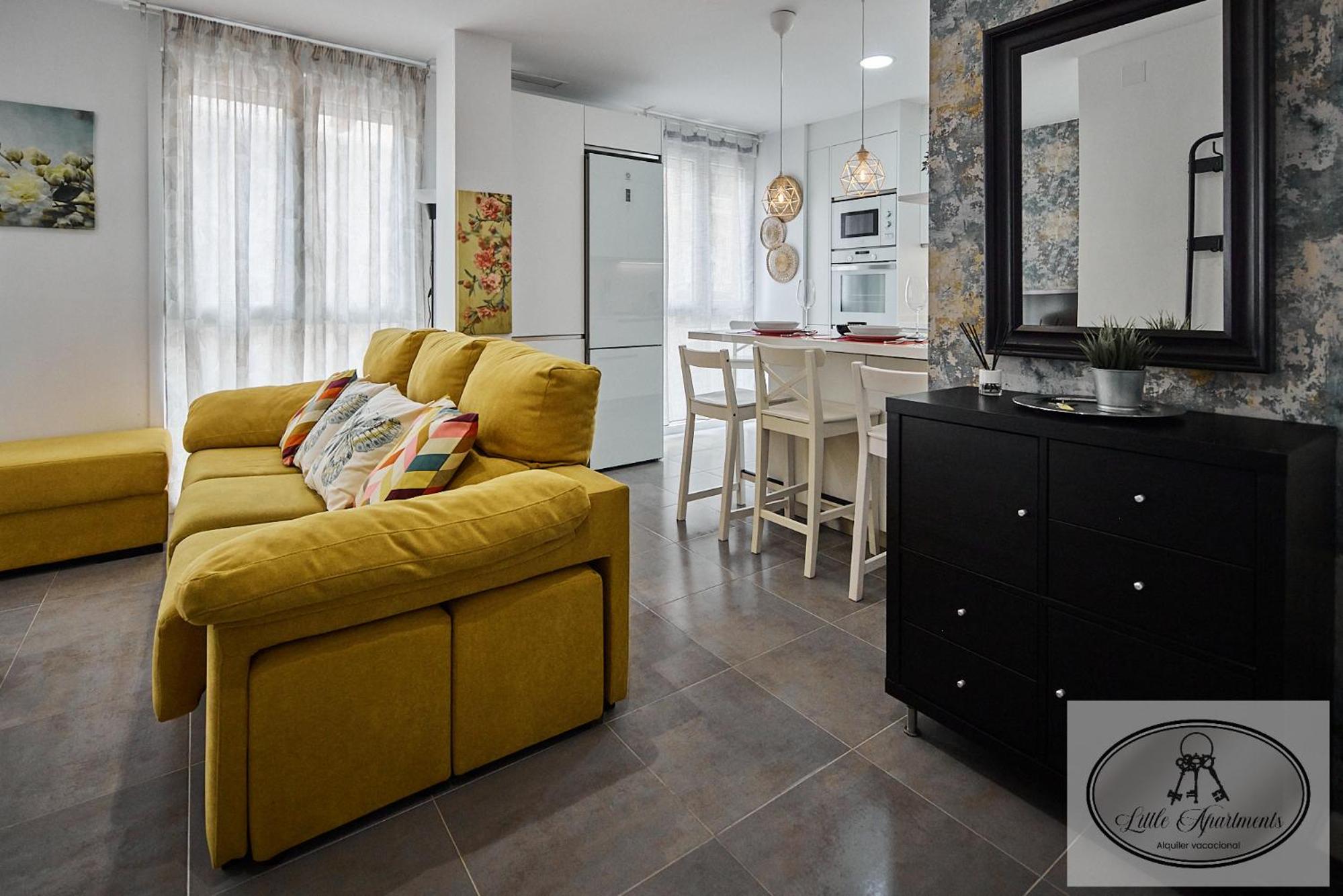Apartamento de dos habitaciones