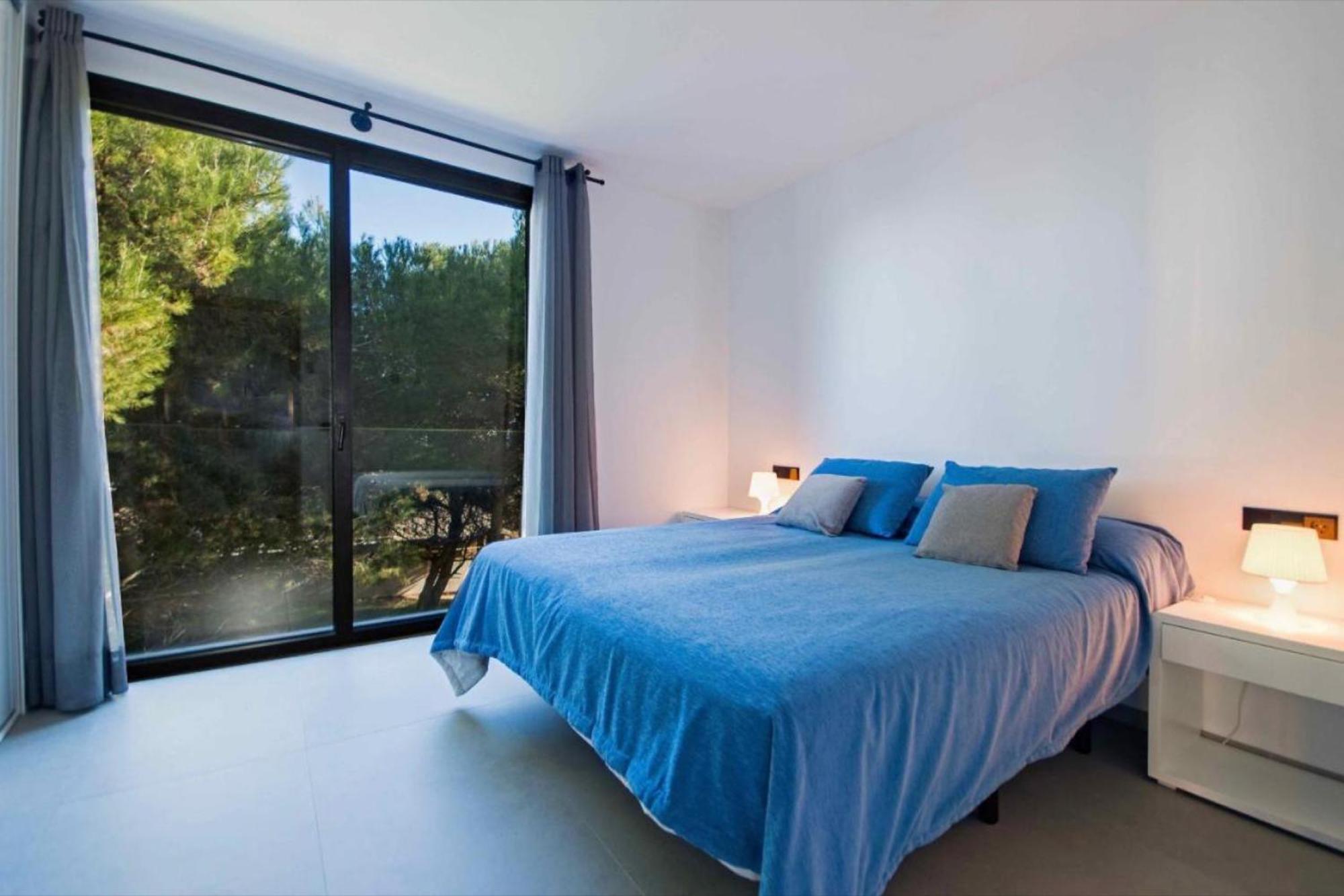 Villa con vistas al jardín