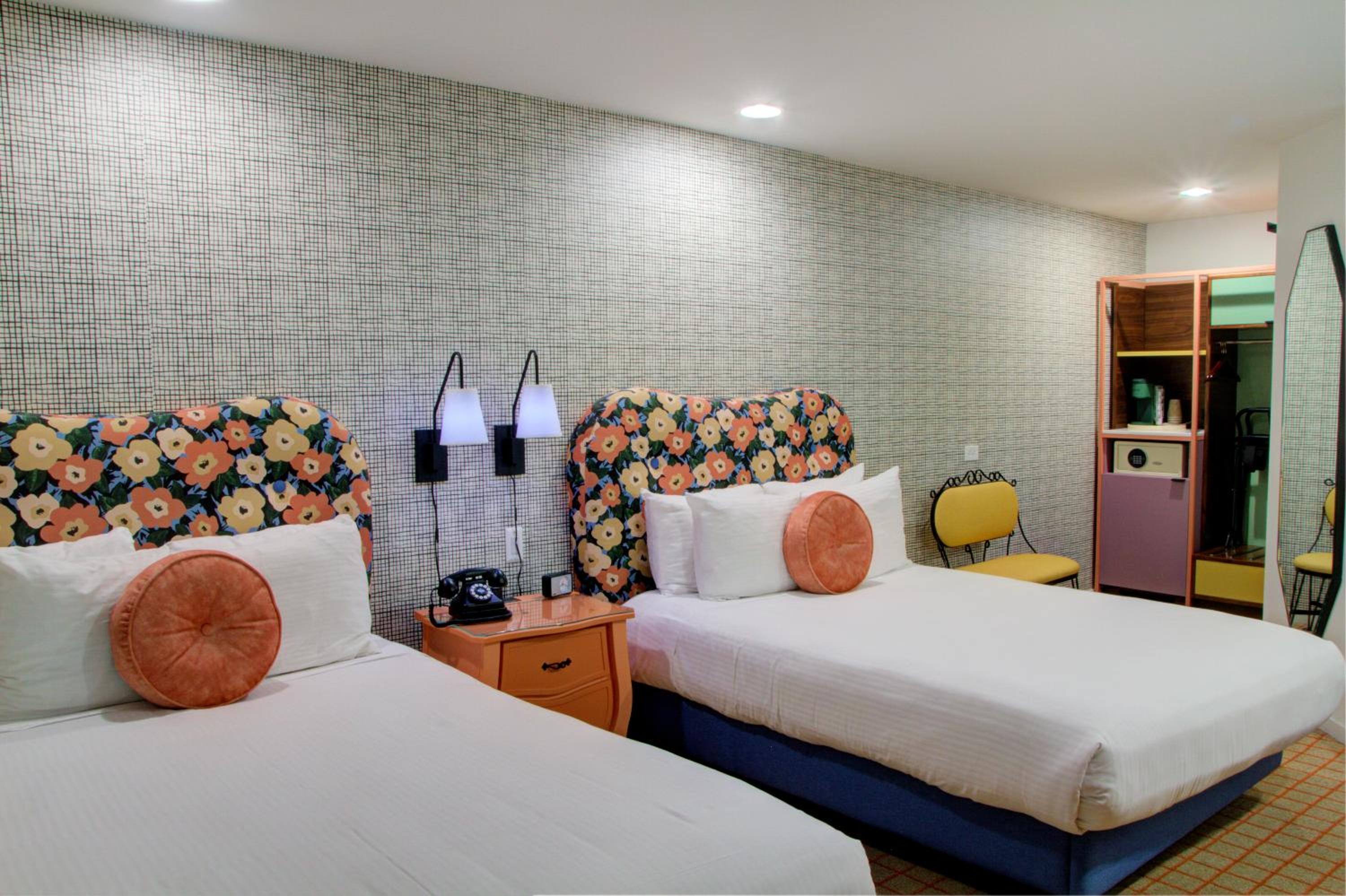 Queen Room with Two Queen Beds and Roll-In Shower - Disability Access/Non-Smoking