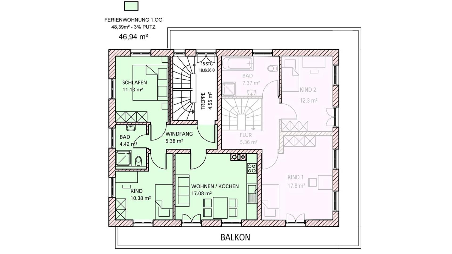 Two-Bedroom Apartment photo 3